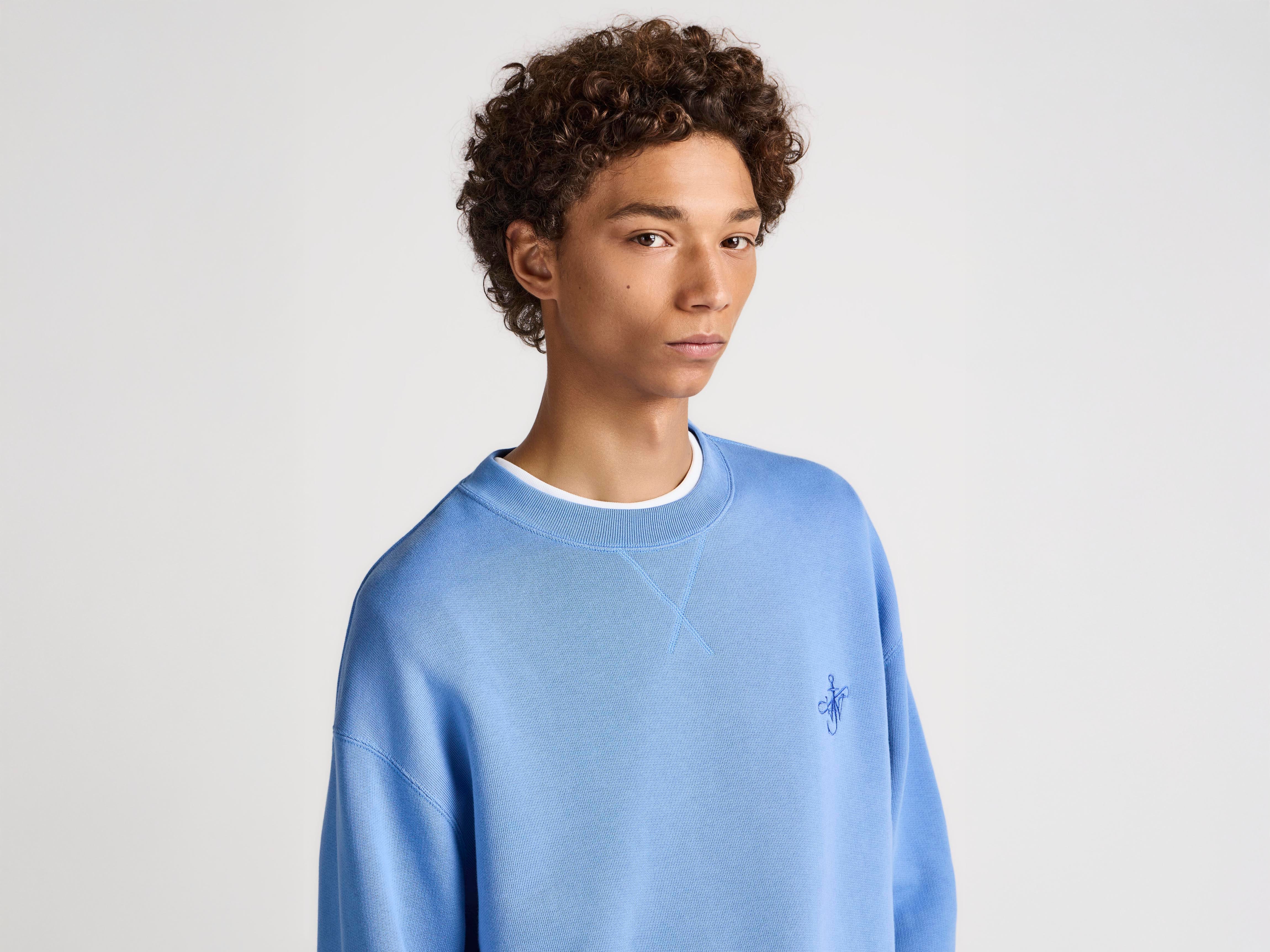 J.W.Anderson Ribbon Anchor Sweatshirt Herren blau Jersey