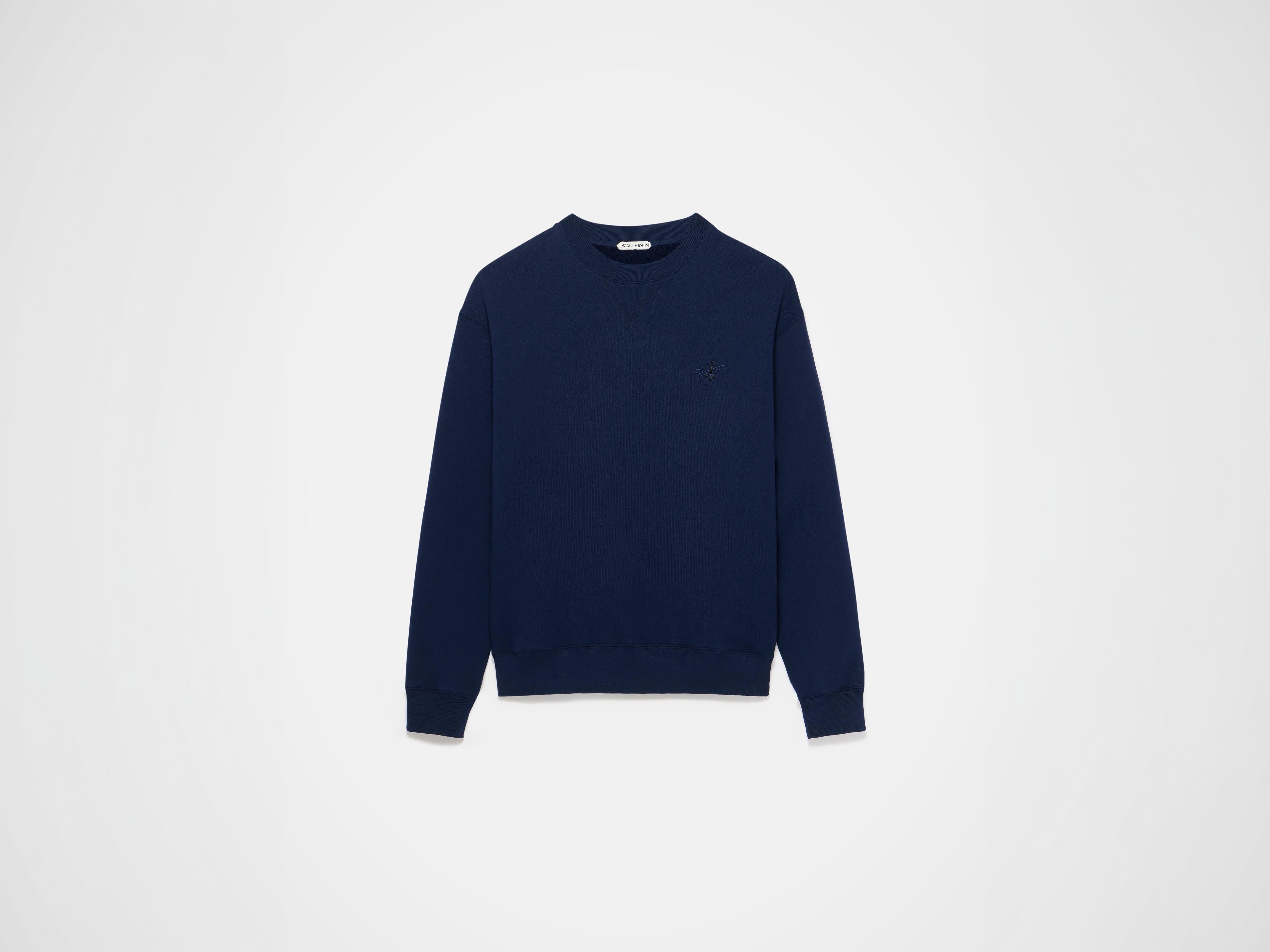J.W. Anderson Ribbon Anchor Sweatshirt Navy Damen