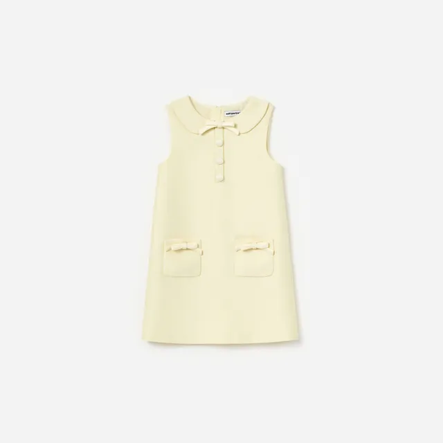 Self-Portrait Yellow Taffeta Shift Kinderkleid Gelb 6-7