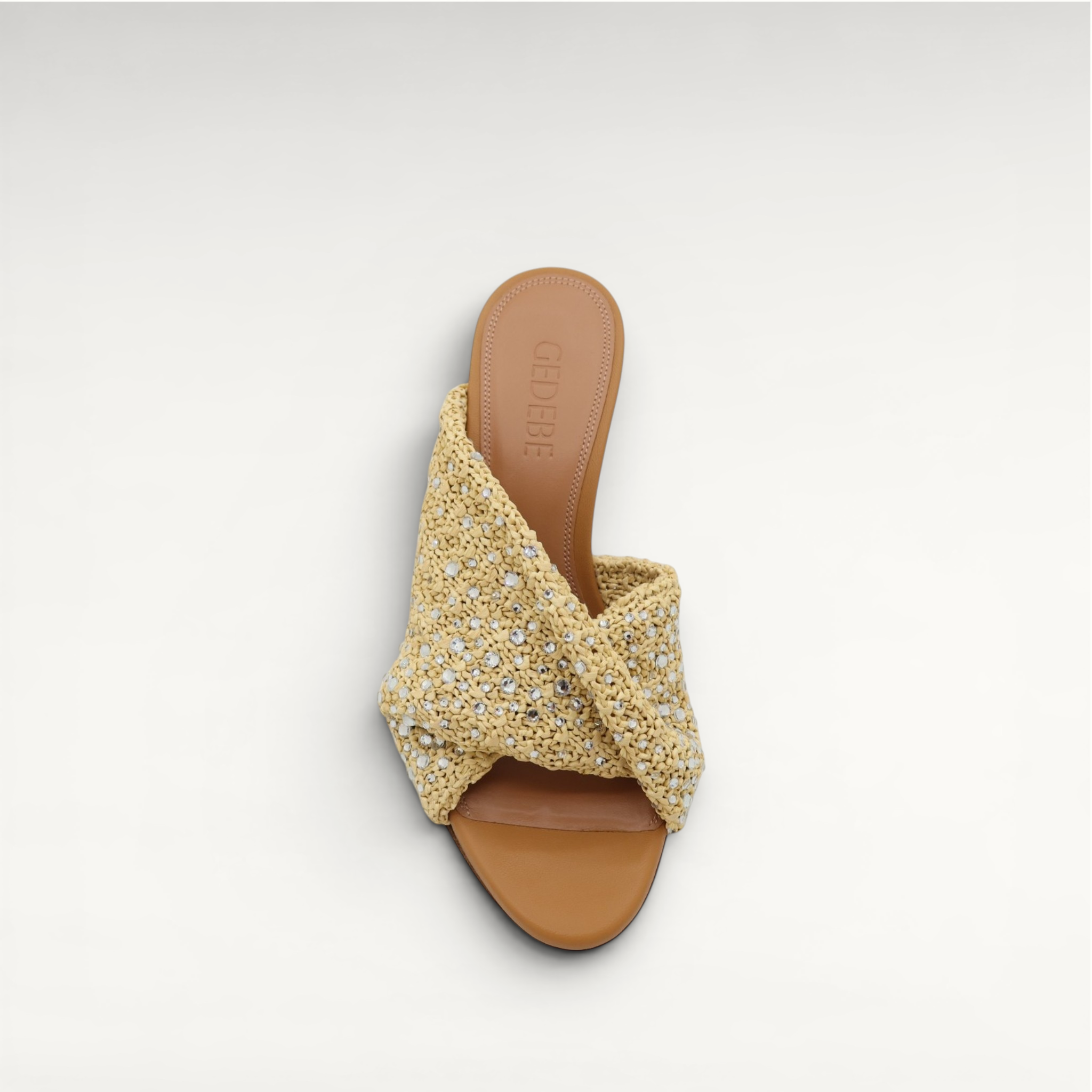 Gedebe Mariel Mule Mules Raffia Kristalle