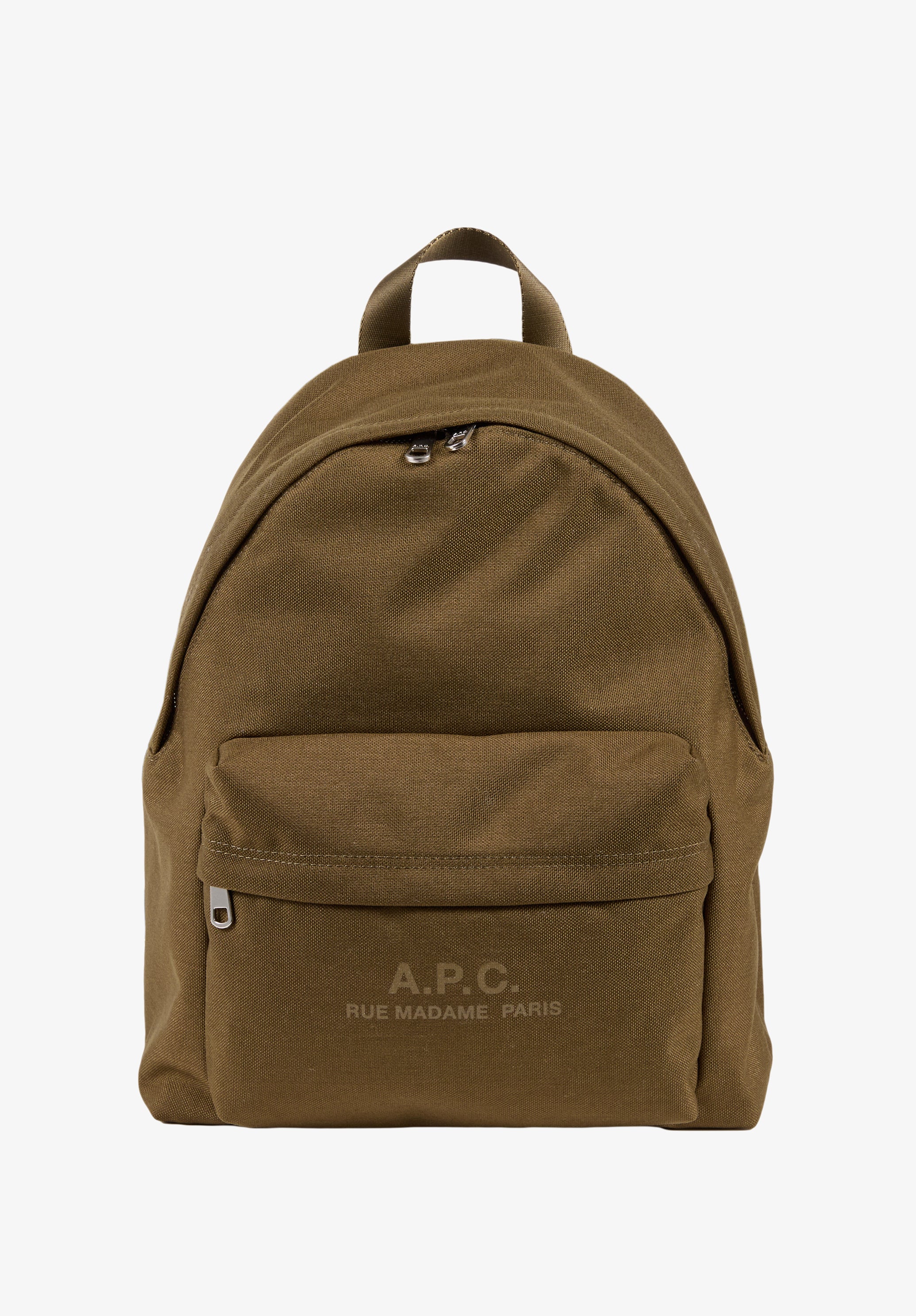 A.P.C. Backstage Small Rucksack TU Canvas Grün