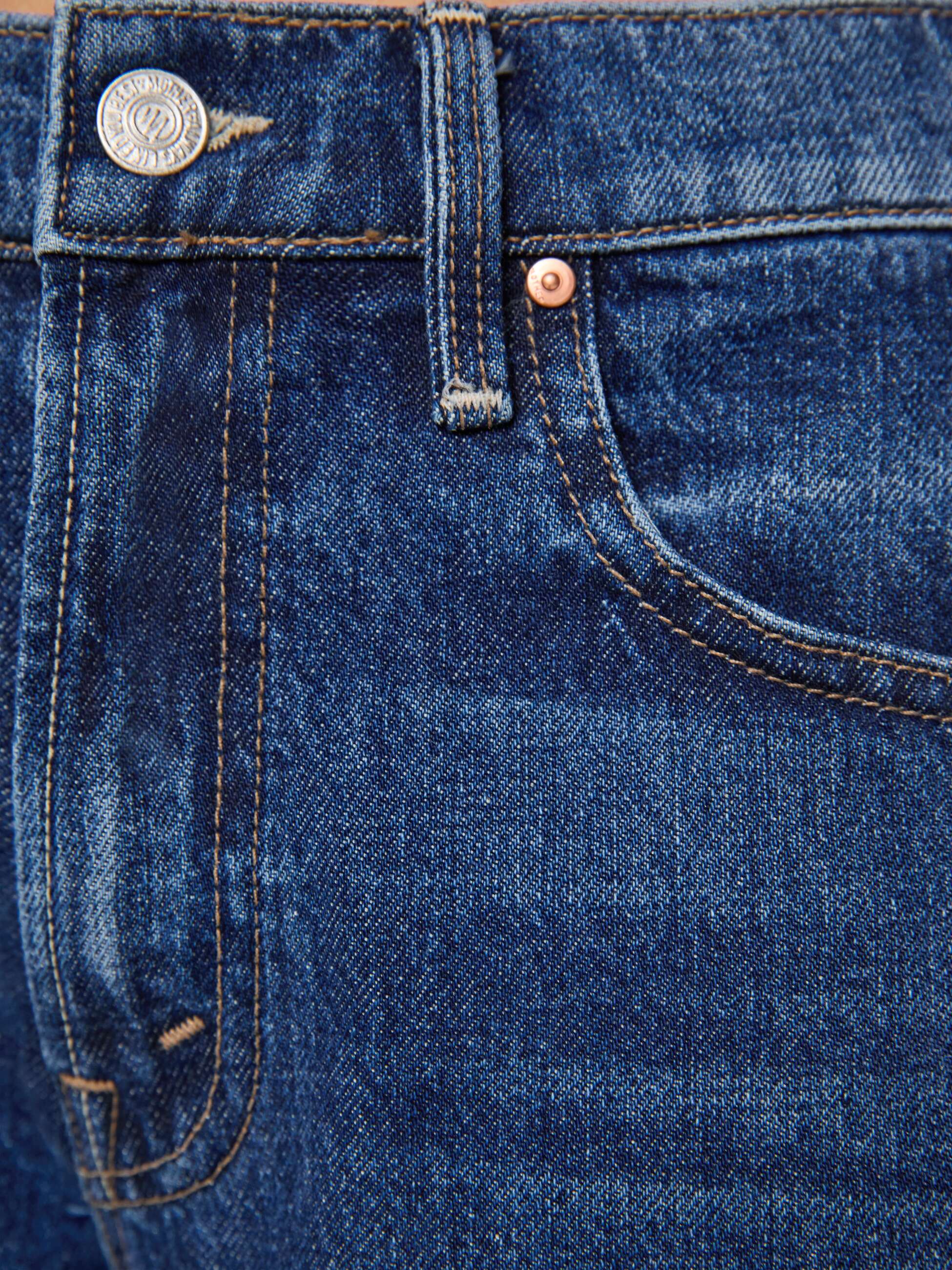 Mother Lil Bookie Twist Sneak Jeans Dunkelblau Bootcut