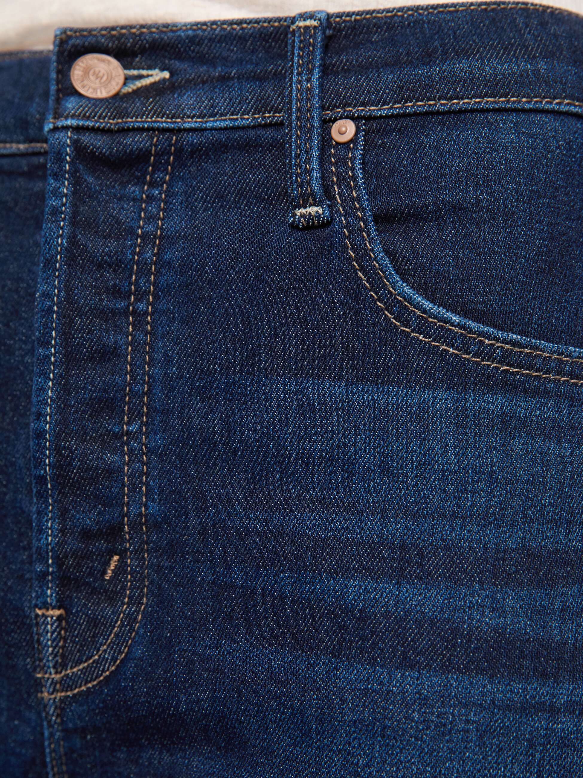 Mother The Tripper Flood Jeans Hard Stop Honey Stretch