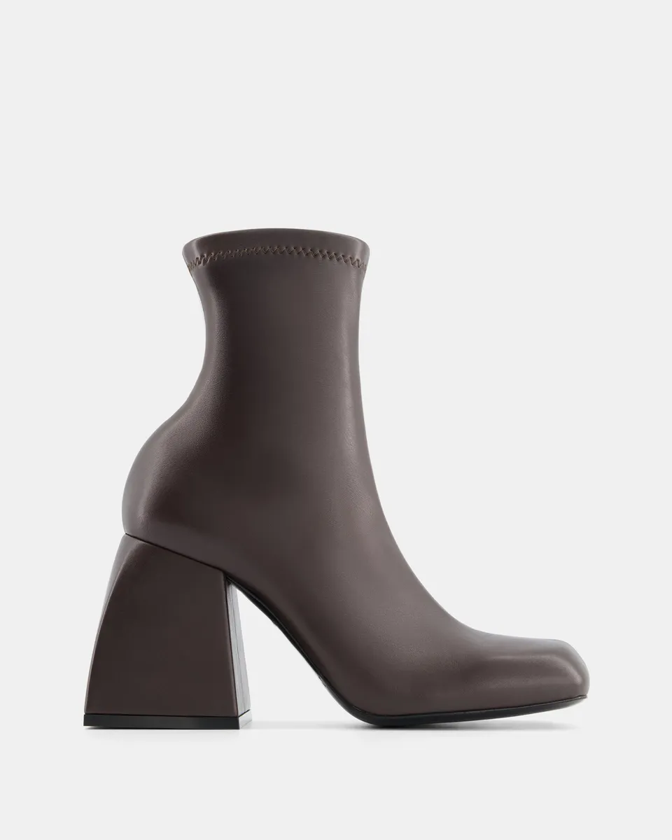 Nodaleto Bulla Mila 90 Stiefel Dark Brown vegan