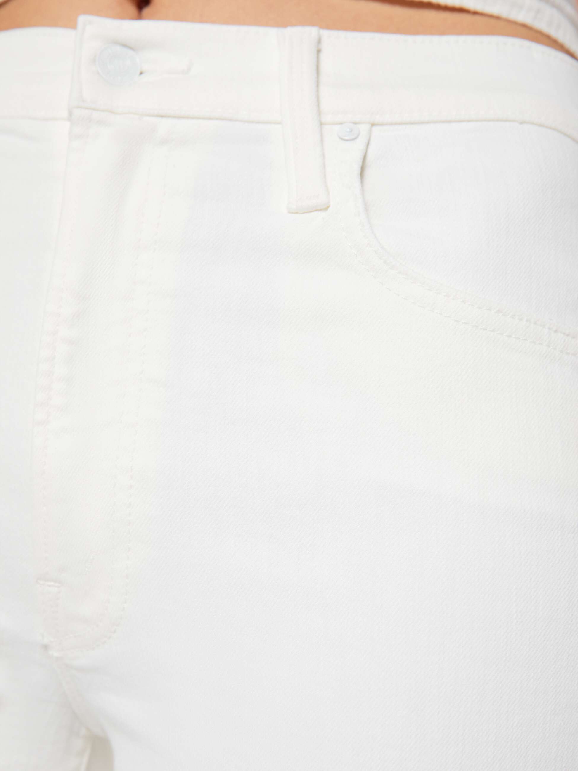 Mother The Rambler Zip Ankle Jeans Fairest Of Them All Weiß