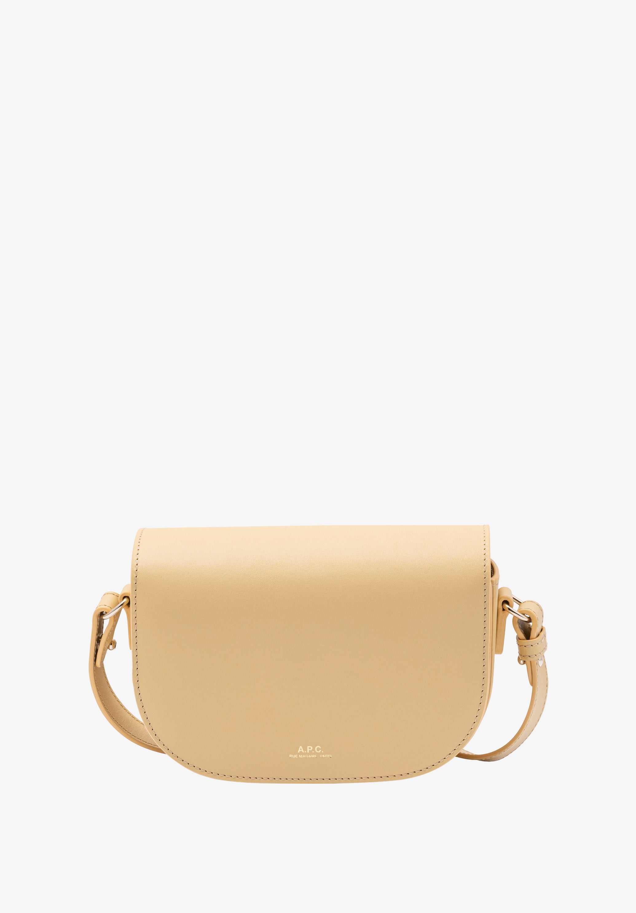A.P.C. B-Side Small Tasche Glattleder Gelb TU
