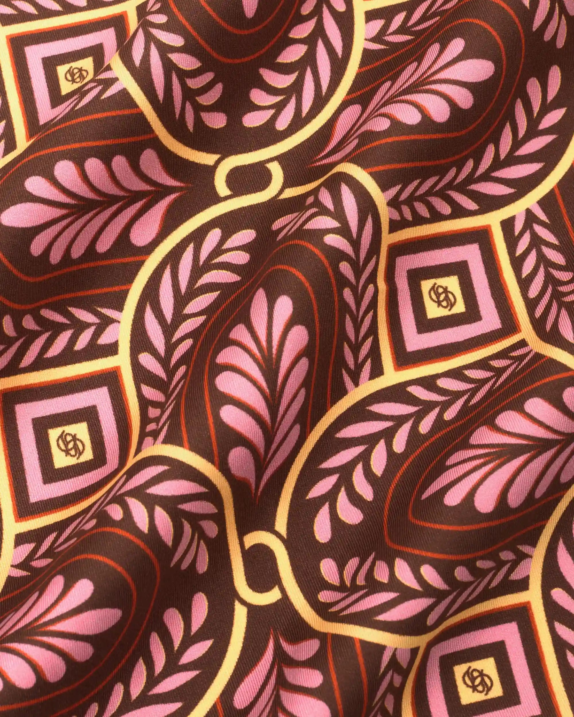 Drôle De Monsieur Bandana Silk Print Caesars Tuch Bordeaux