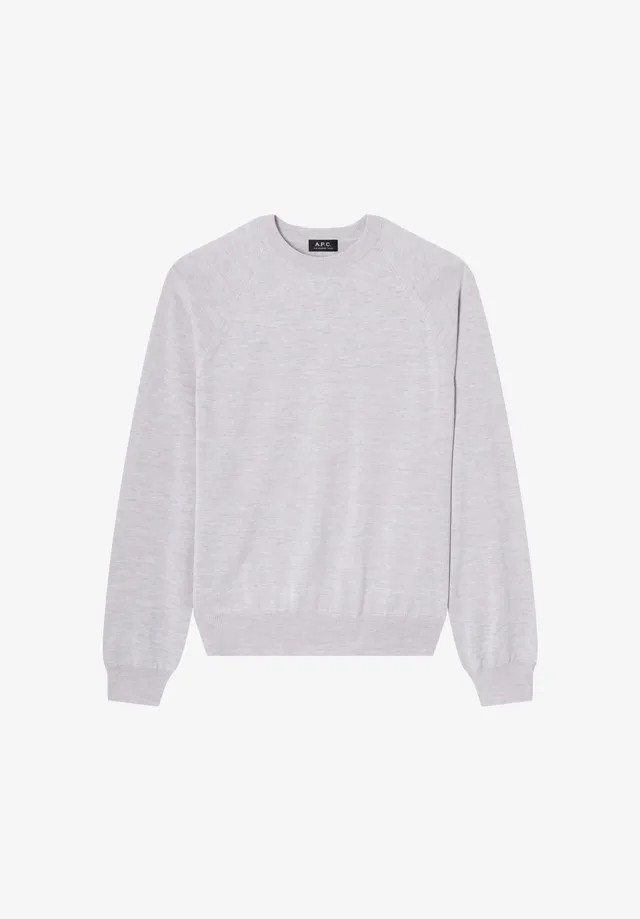 A.P.C. Pullover Merinowolle Rundhals Raglan Pulli