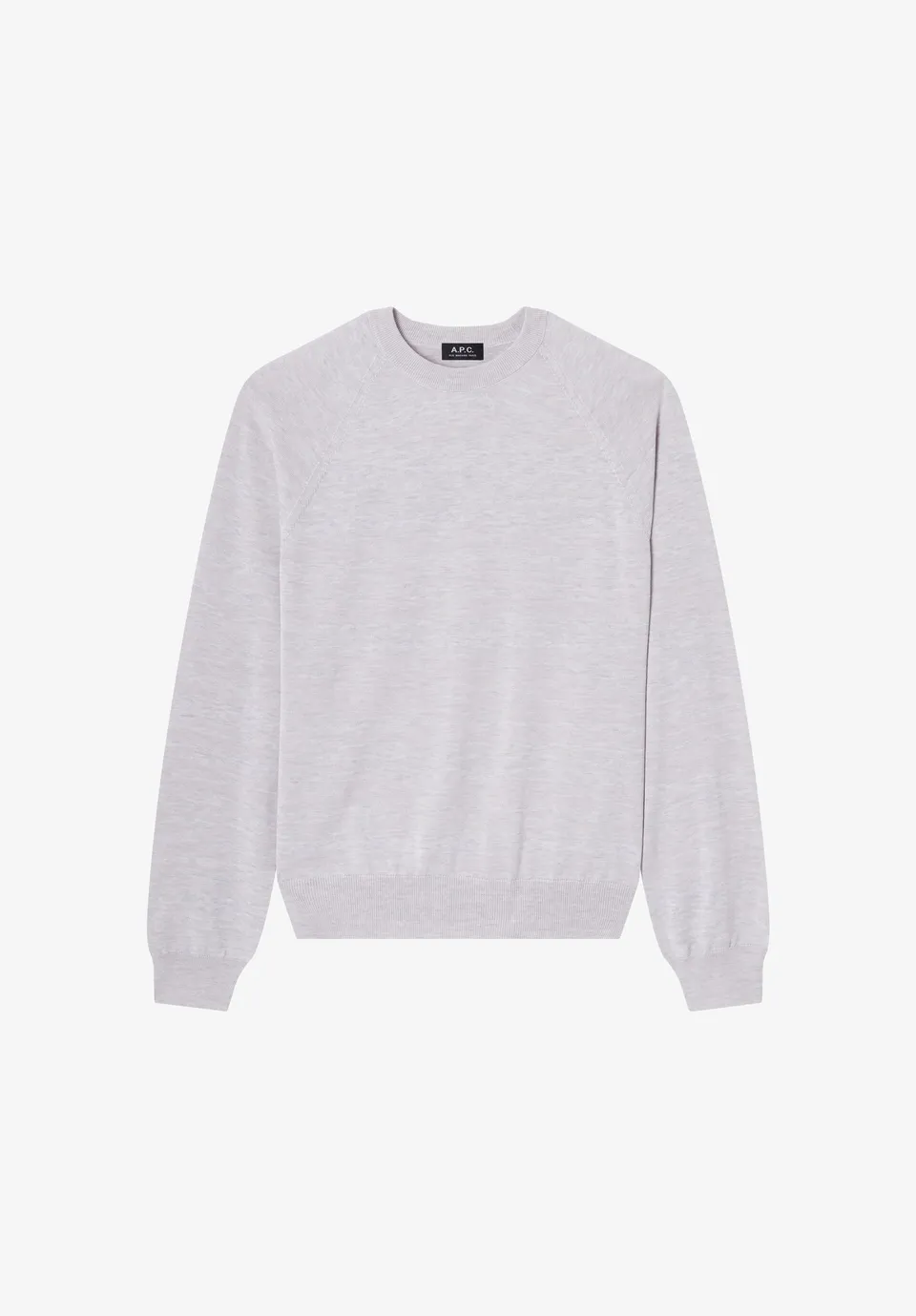 A.P.C. Pullover Merinowolle Rundhals Raglan Pulli
