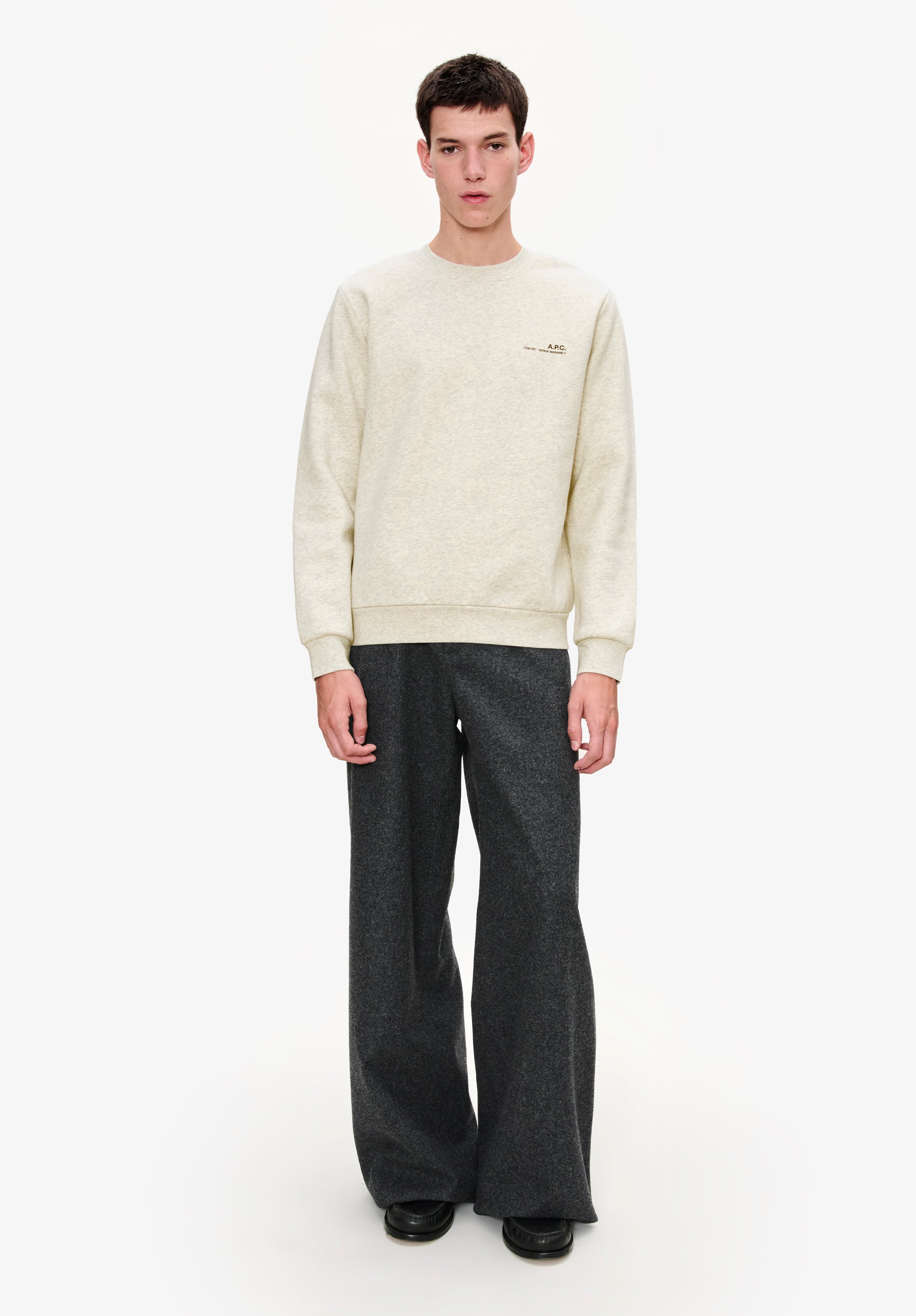 A.P.C. Standard Item Sweatshirt weiß Unisex