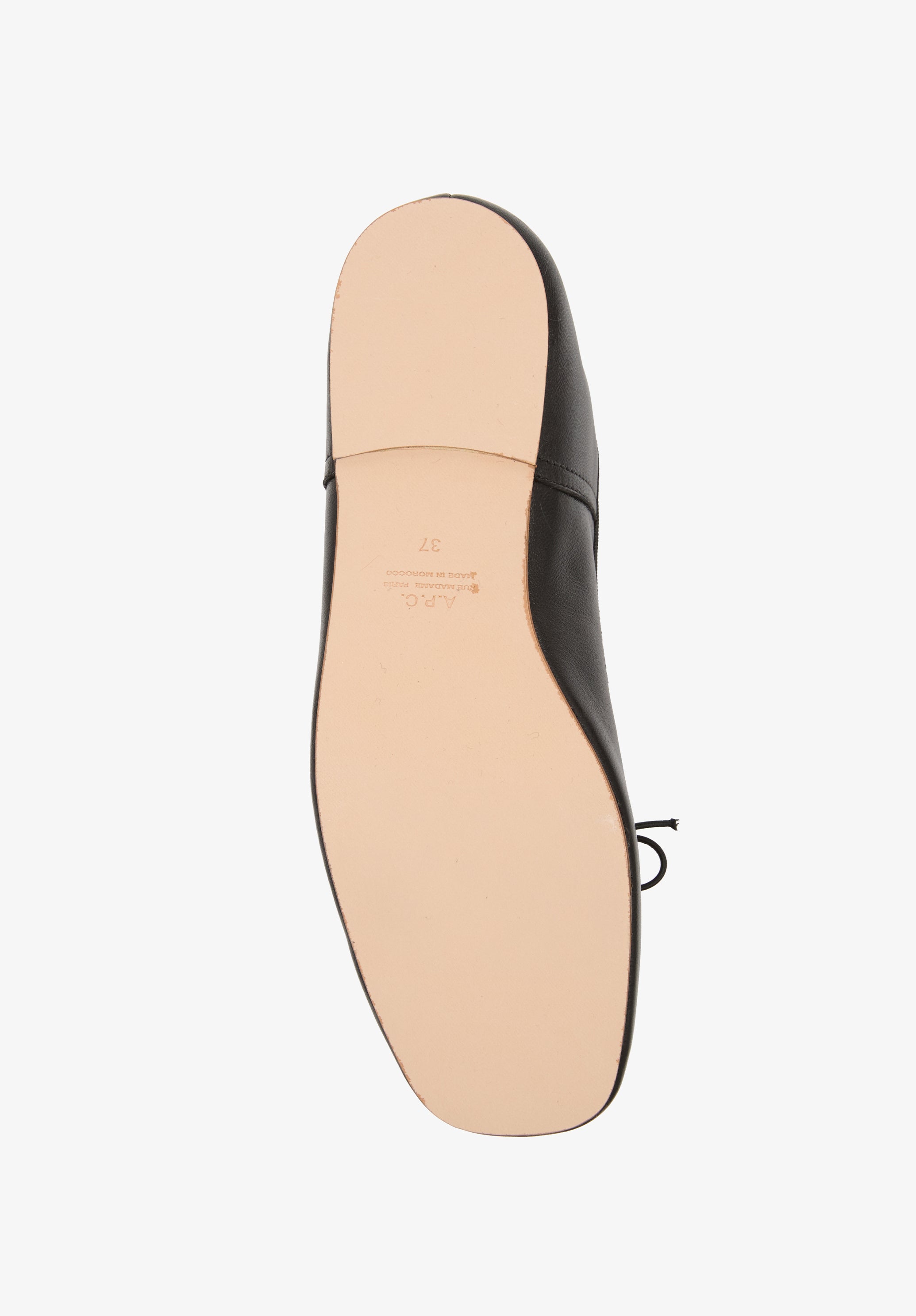 A.P.C. Ballerinas Glattleder Eckspitze Gr. 35-41
