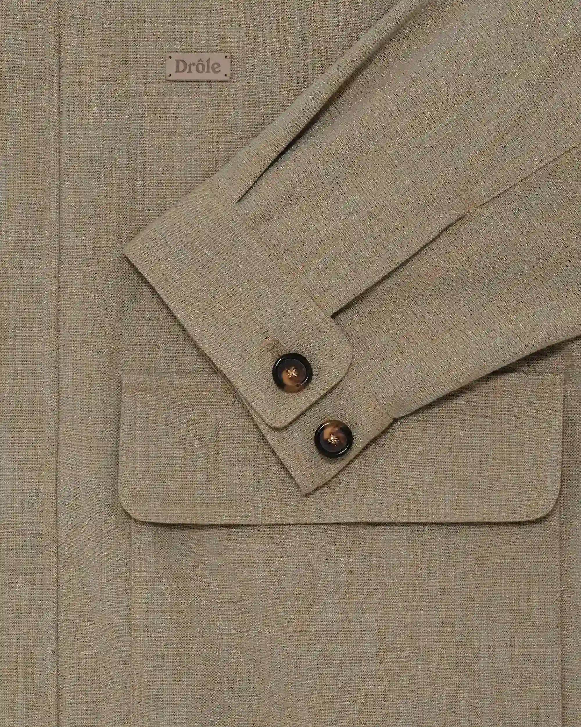 Drôle De Monsieur Raglan Blouson Khaki Baumwollmix