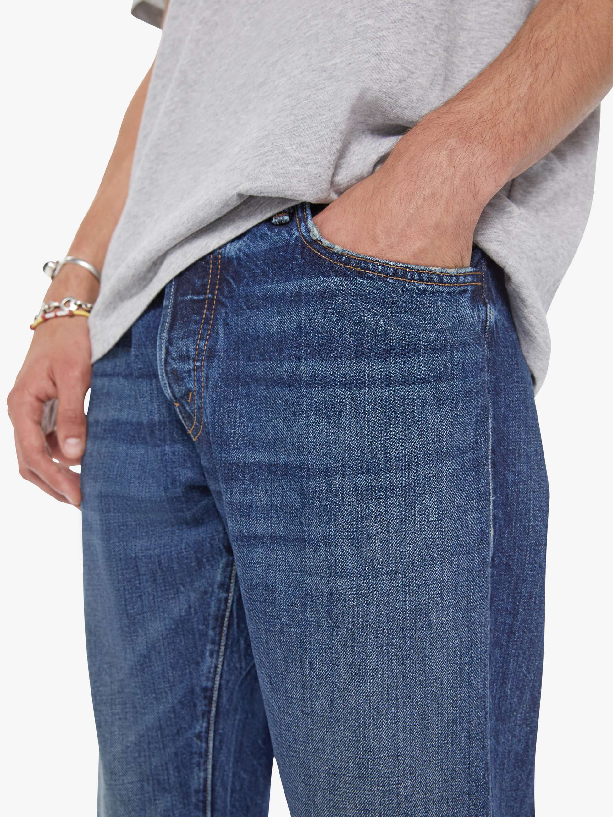 Mother The Neat Herren Jeans New Car Smell Mittelblau