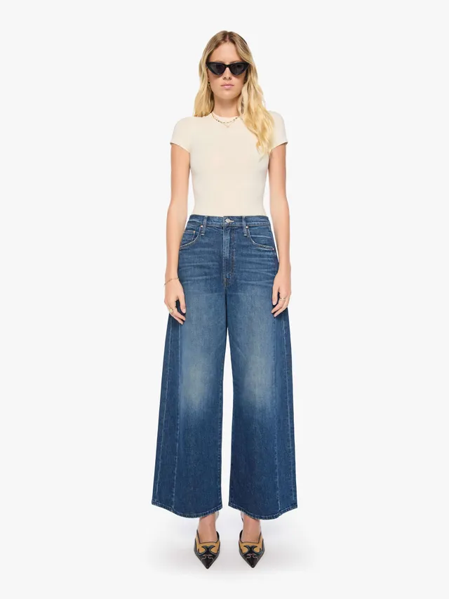 Mother Pipe-Dream Skimp Jeans Buckaroo Barrel Super High-Rise