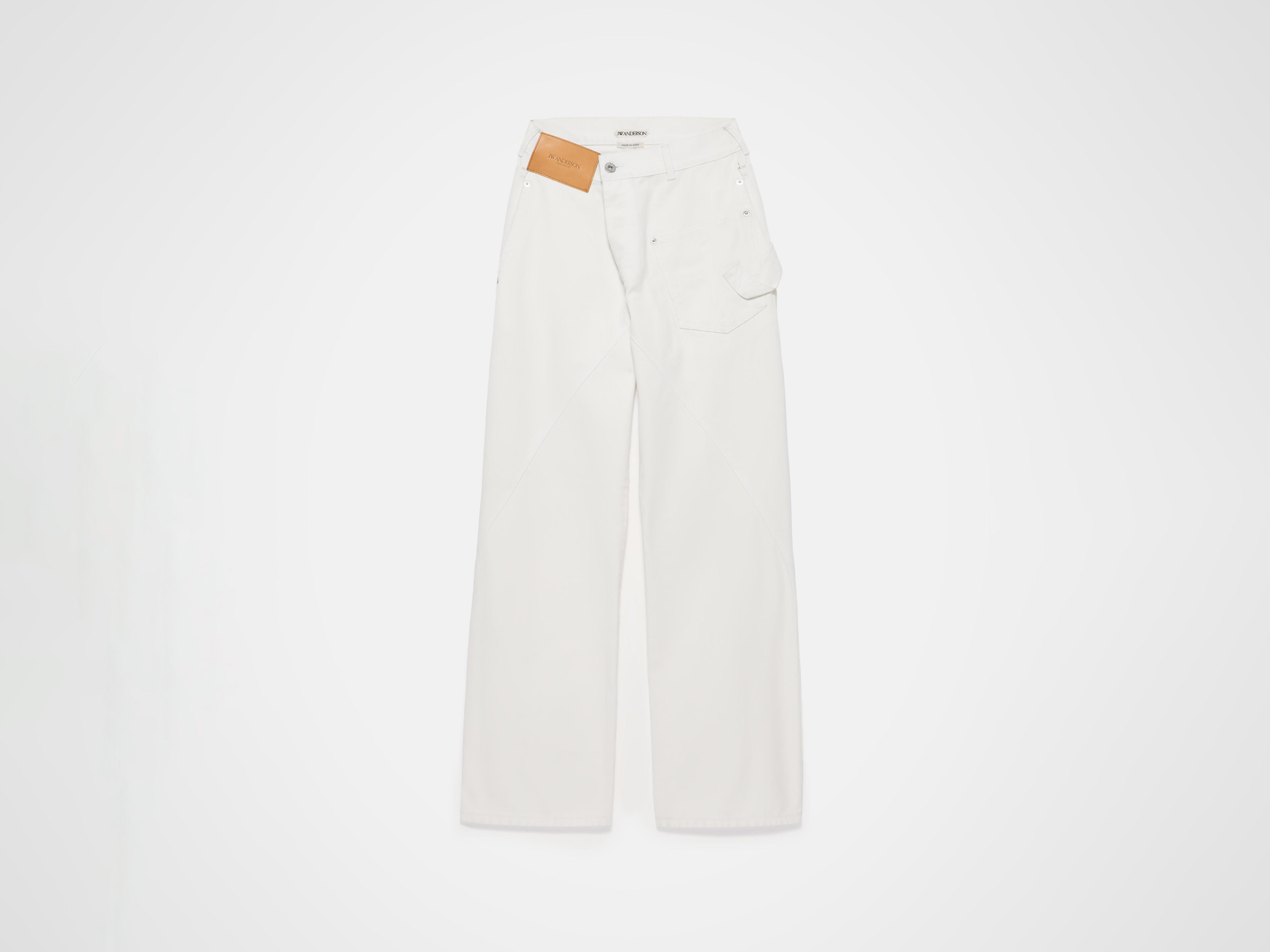 J.W.Anderson Twisted Workwear Jeans Herren off white Denim