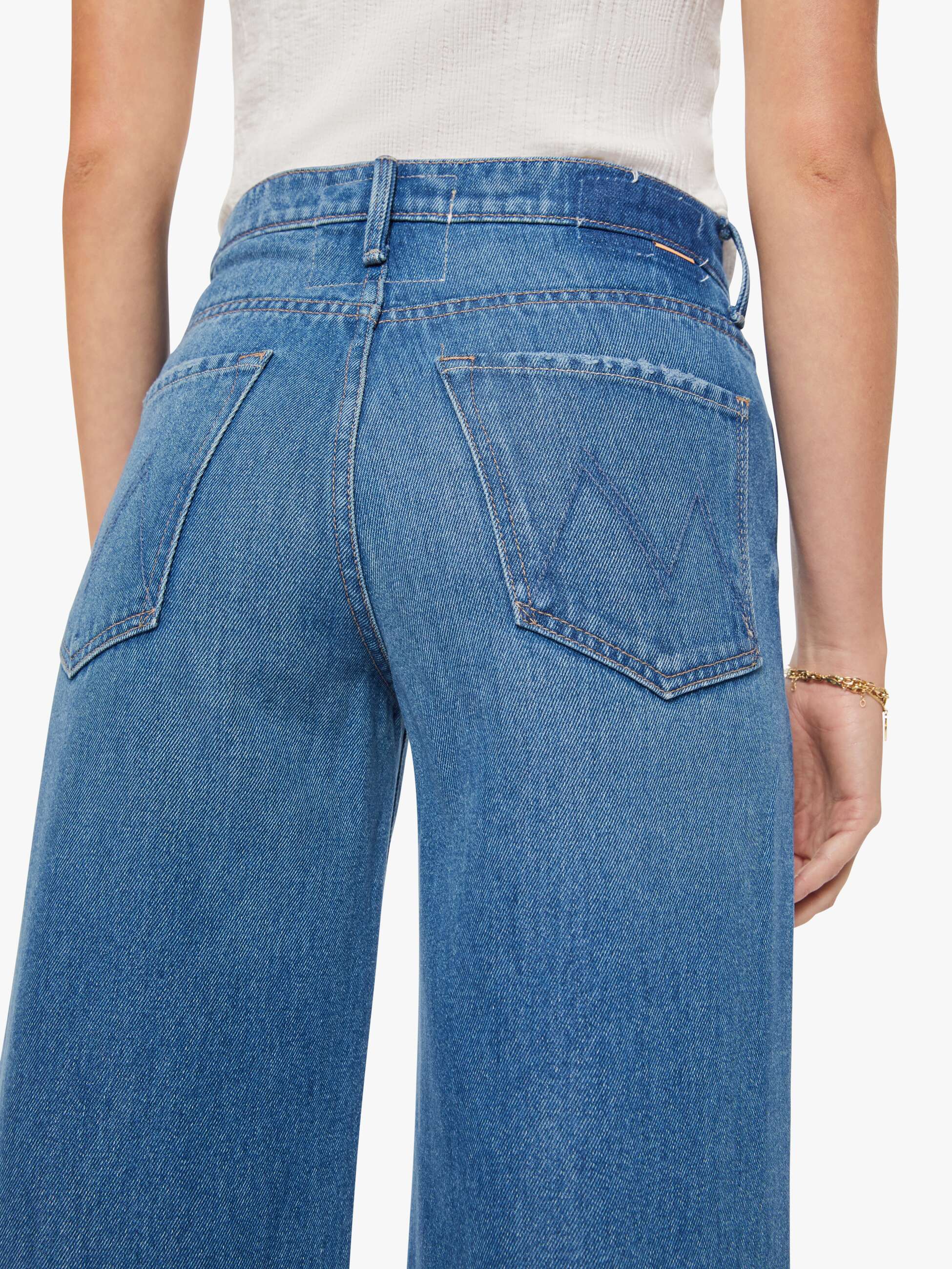 Mother Denim The Ditcher Roller Zip Skimp Jeans Tutu Much To Handle