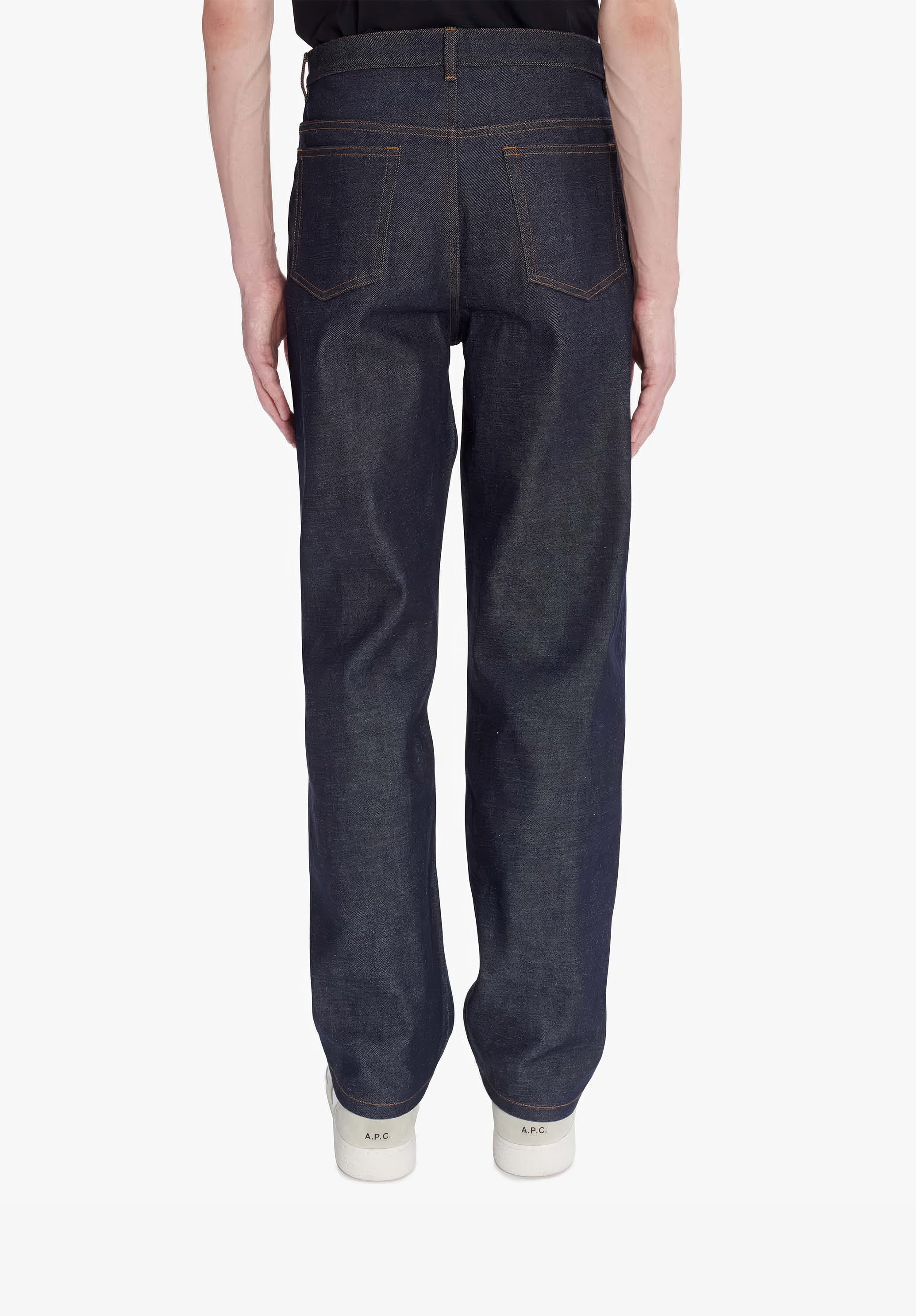 A.P.C. Fairfax Jeans Raw Denim weites Bein Unisex