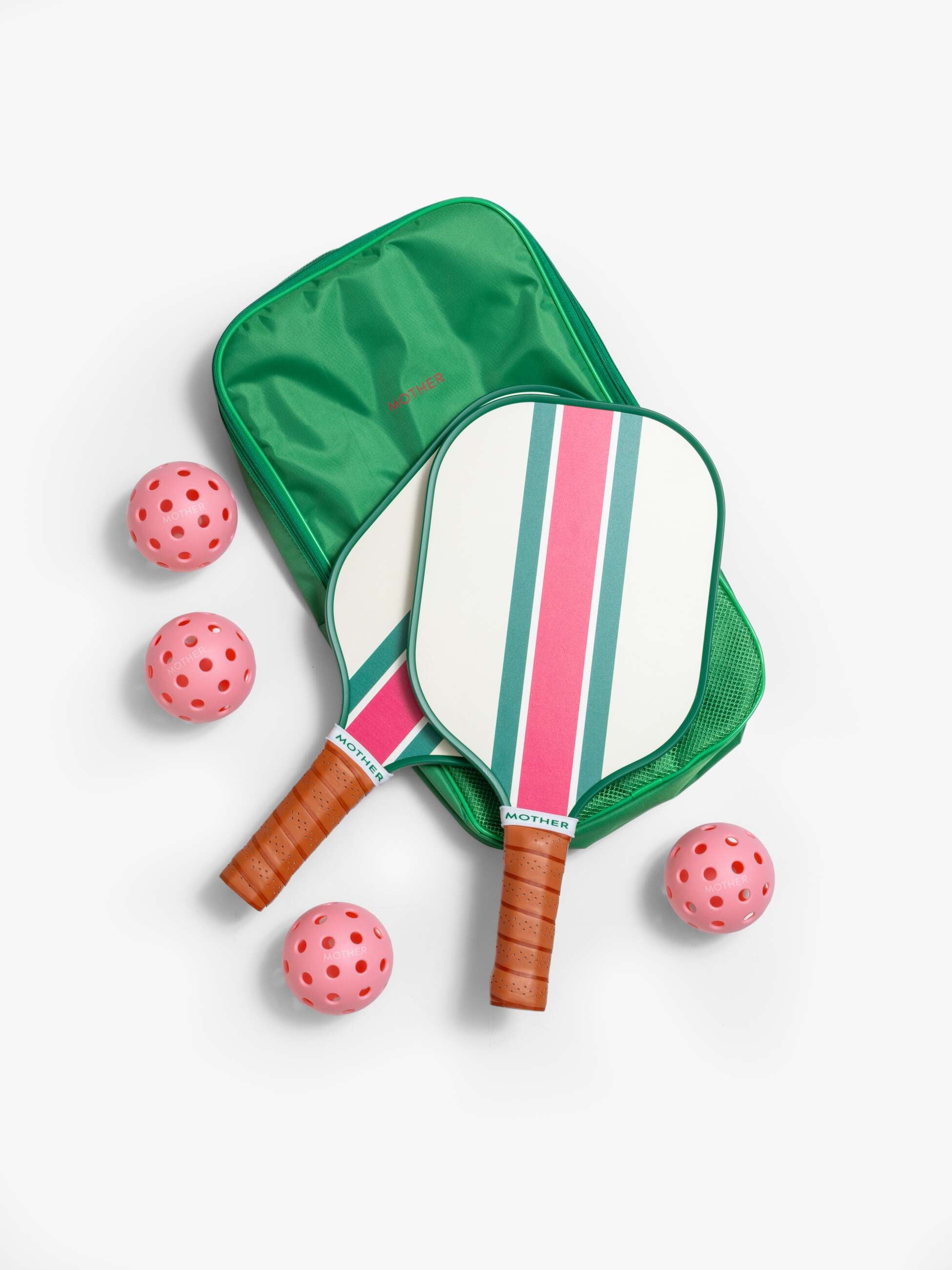 Mother The Soft Serve Pickleball-Set Greener Green 2 Schläger