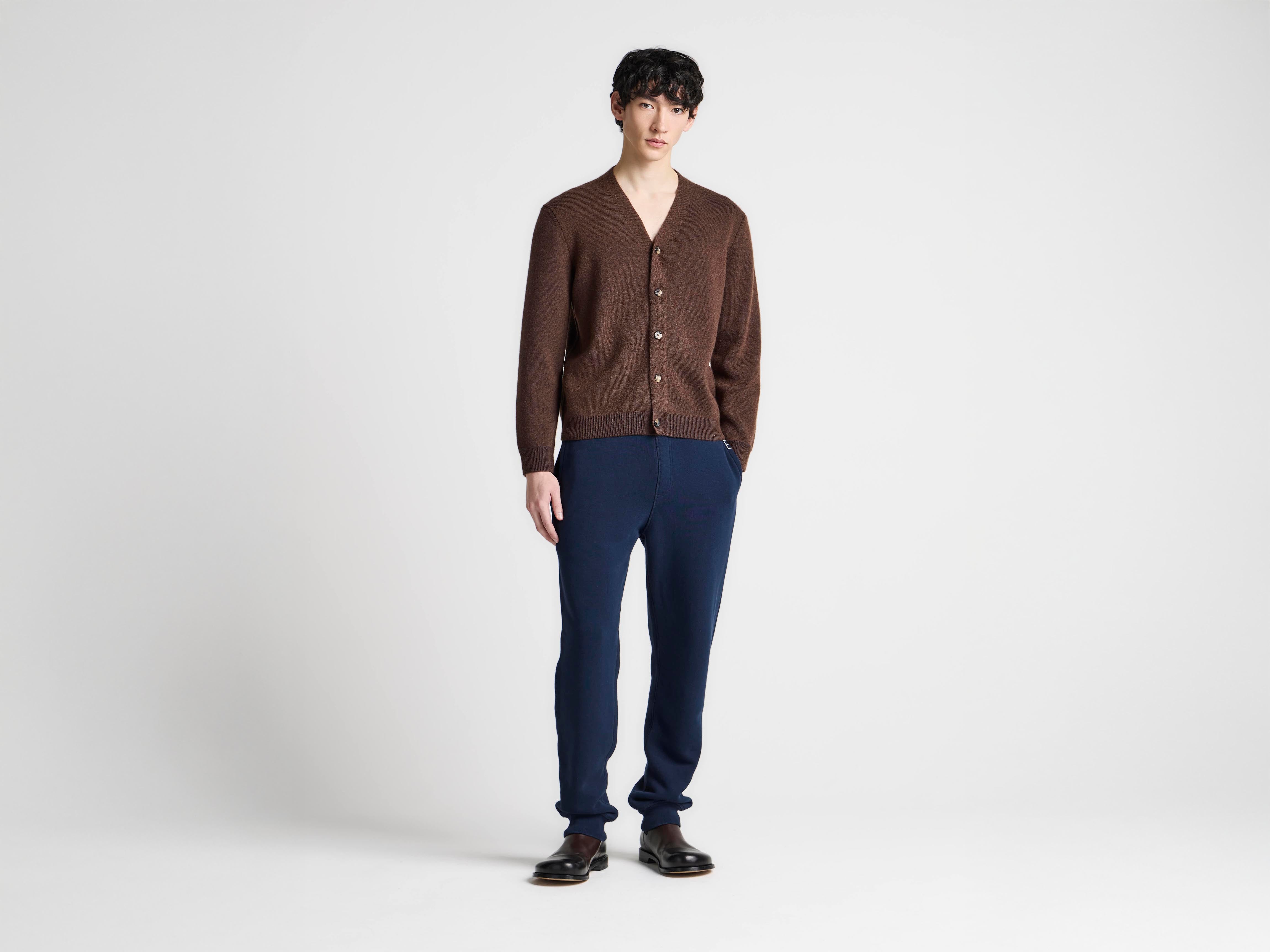 J.W.Anderson Knitted Mohair Cardigan Strickjacke braun Mohair
