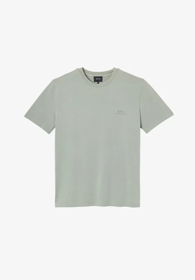 A.P.C. T-Shirt Rue Madame graugrün Bio Gr. M