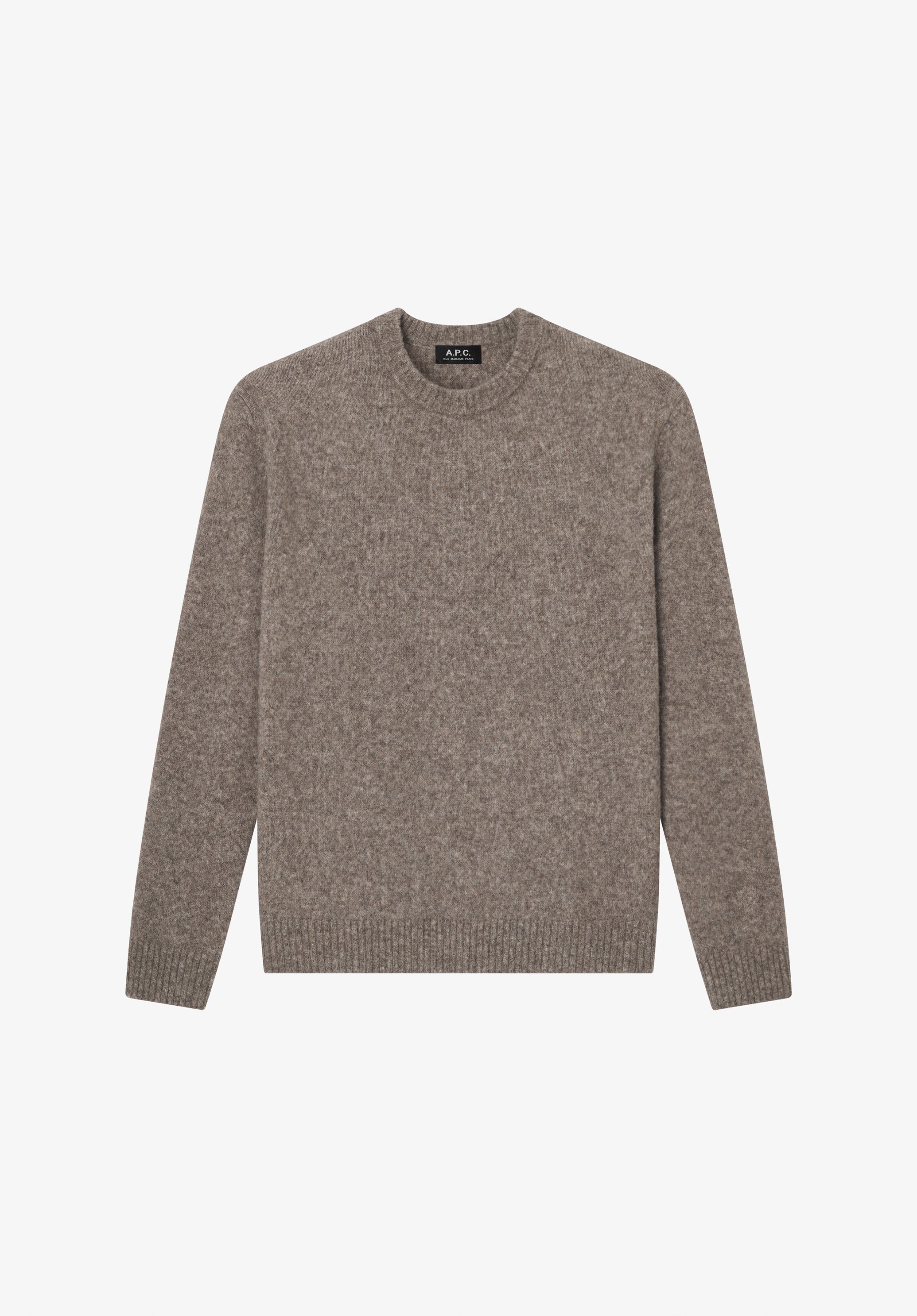 A.P.C. Pullover taupebraun weit Strickpullover Damen M