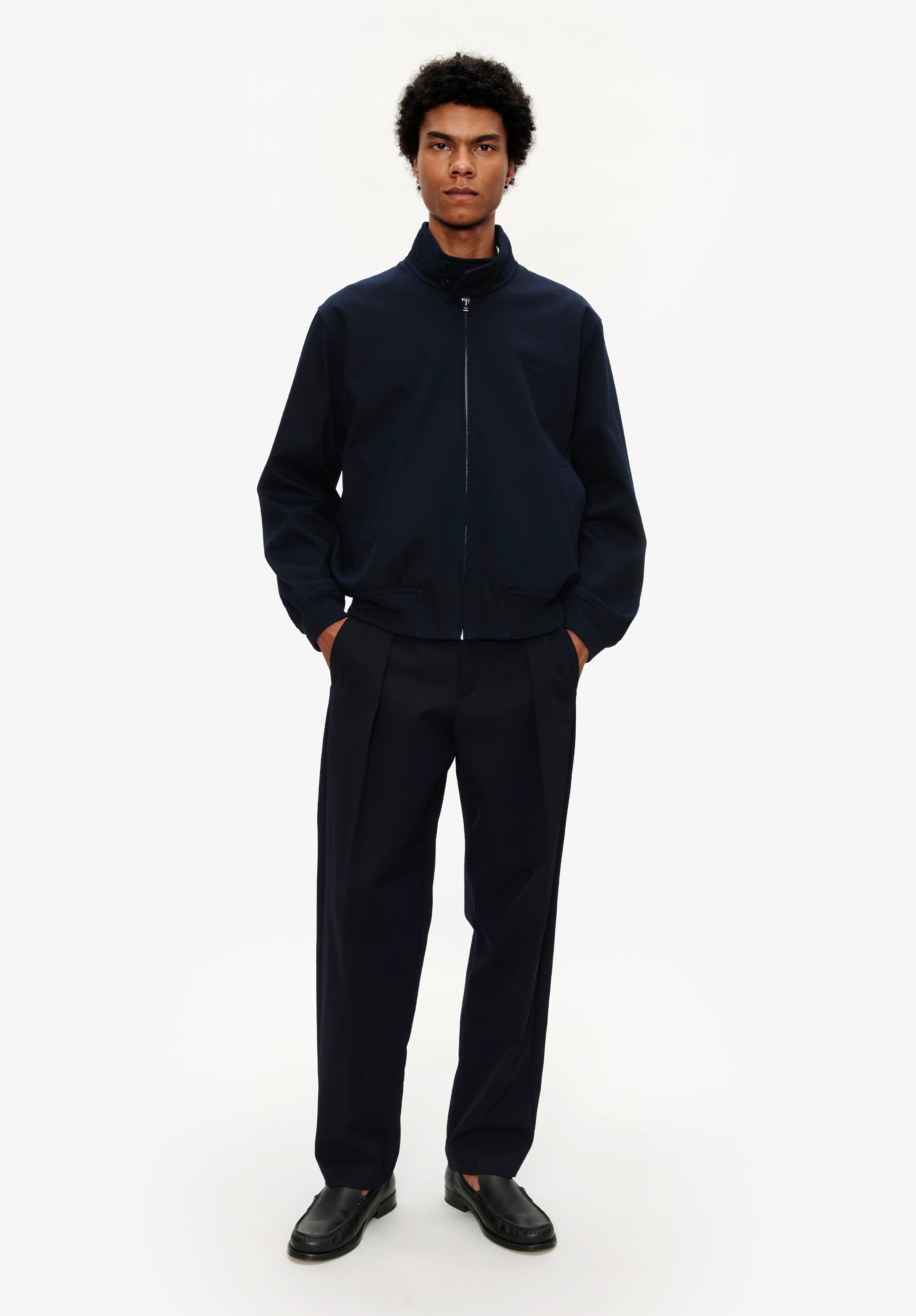 A.P.C. Jacke mit Reißverschluss Baumwolle M