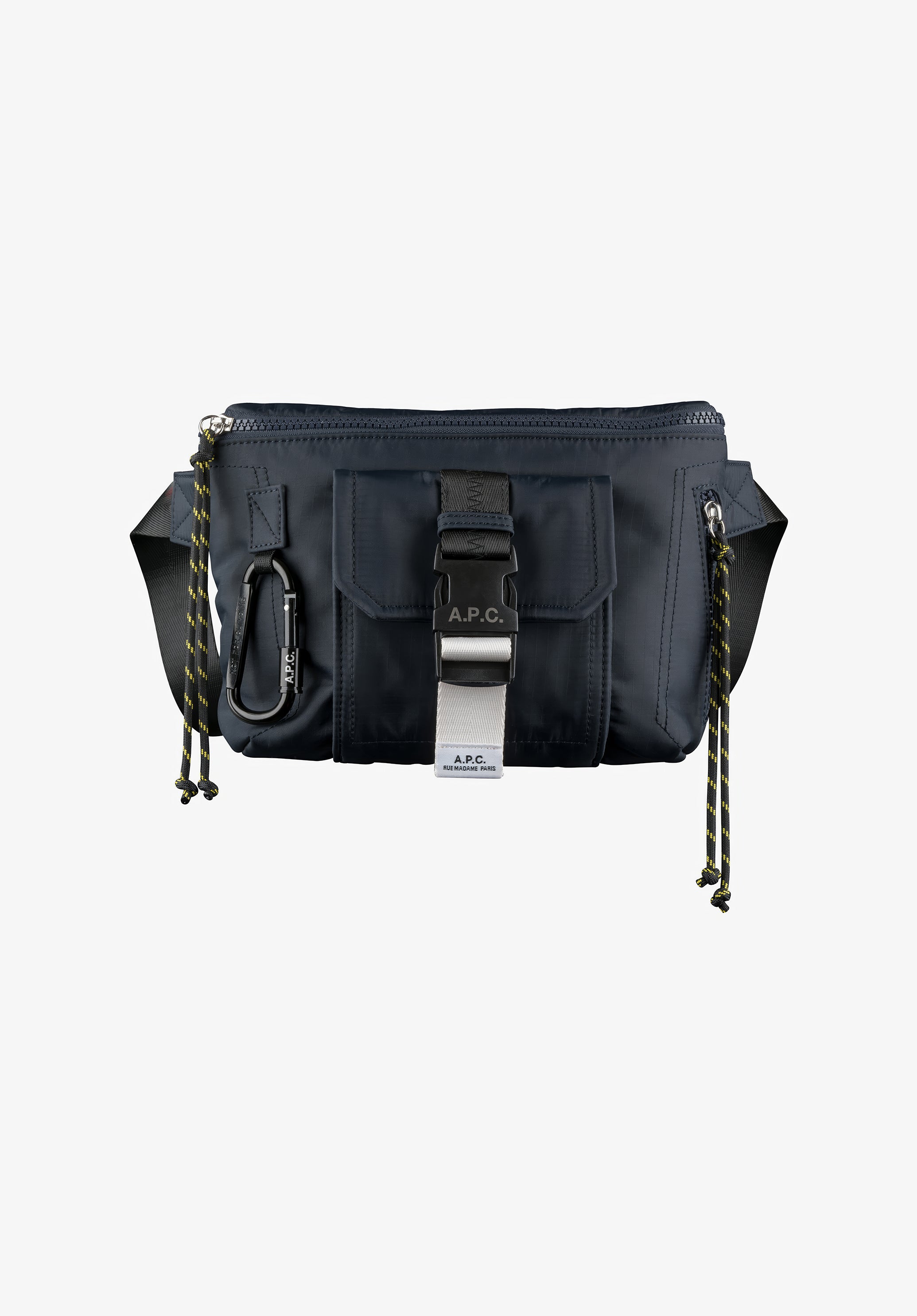 A.P.C. Treck Gürteltasche Bauchtasche TU schwarz Karabiner