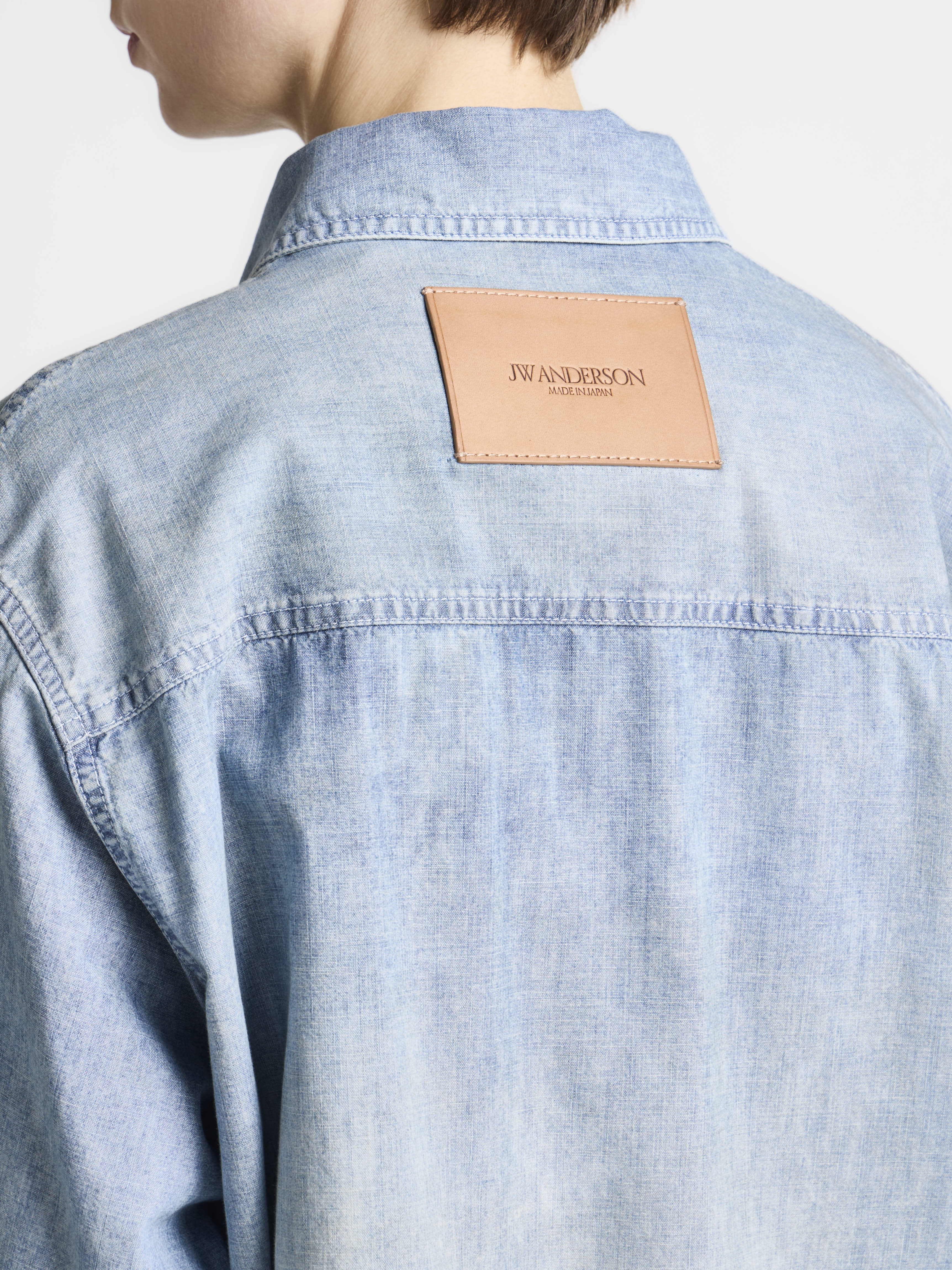 J.W.Anderson Slant Pocket Hemd Hellblau Damen