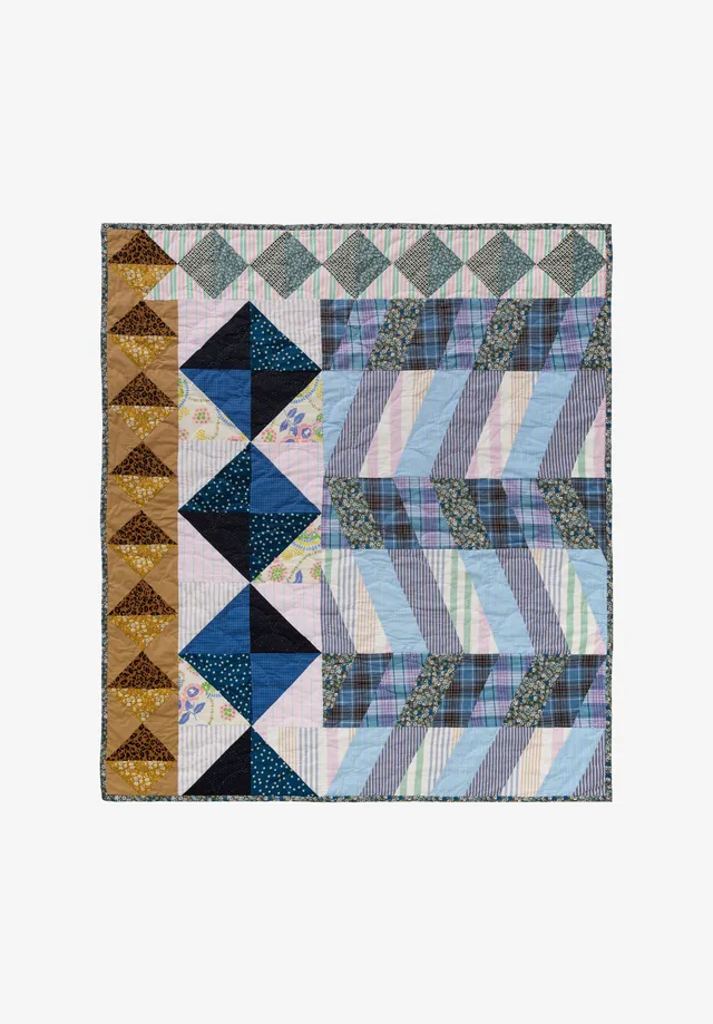 A.P.C. Nothing to prove Quilt Patchwork S-W Weiß