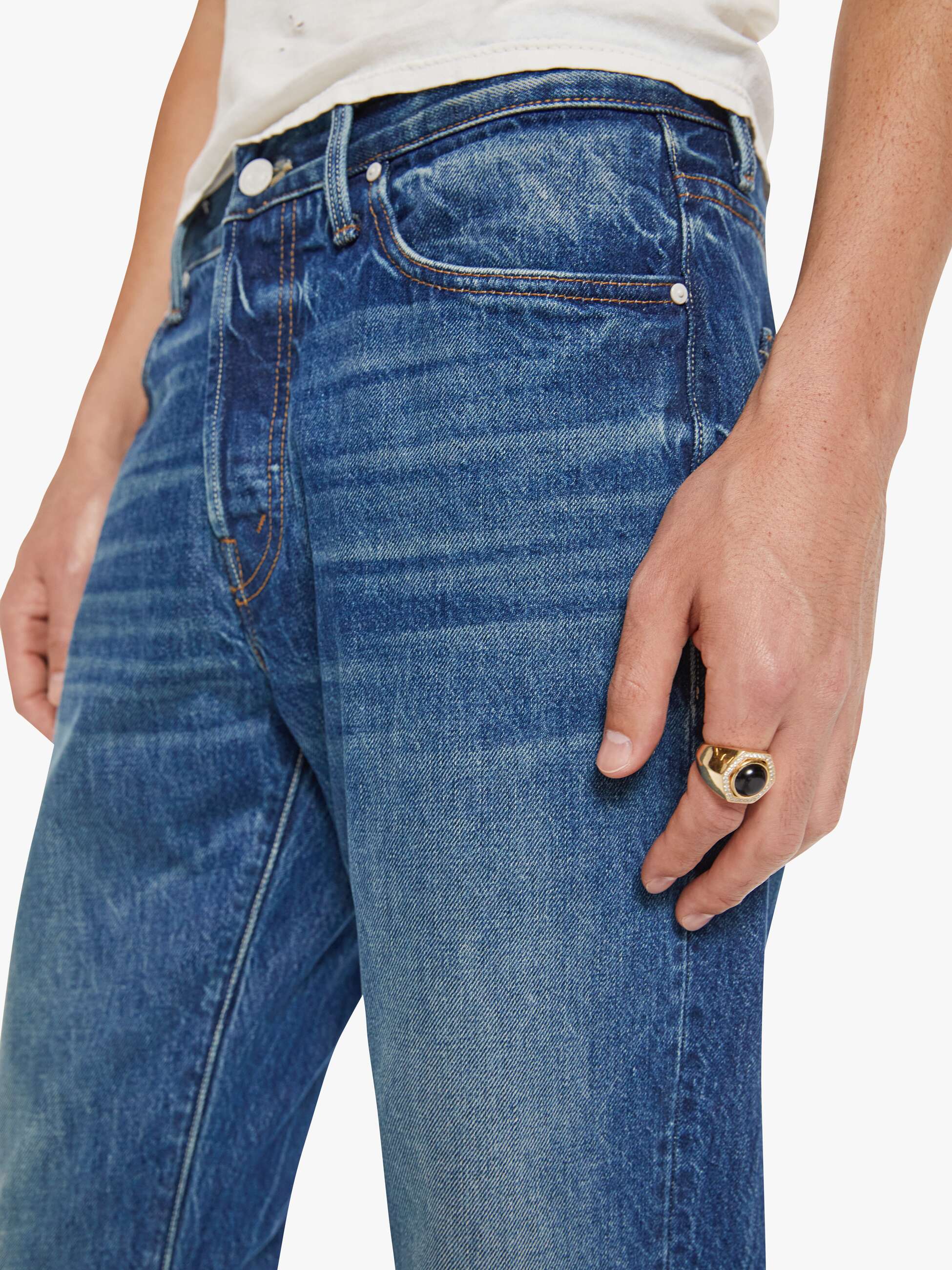 Mother The Mega Neat Herrenjeans I'll Have My Usual Blau
