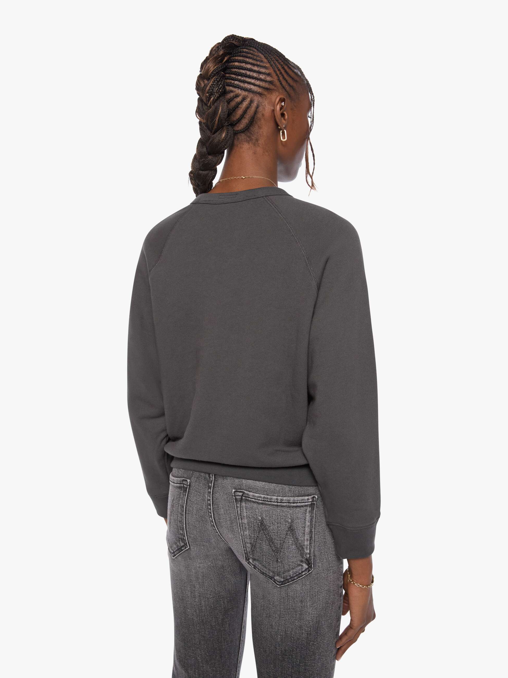 Mother Tees The Concert Sweatshirt MOTHER Tiger Schwarz