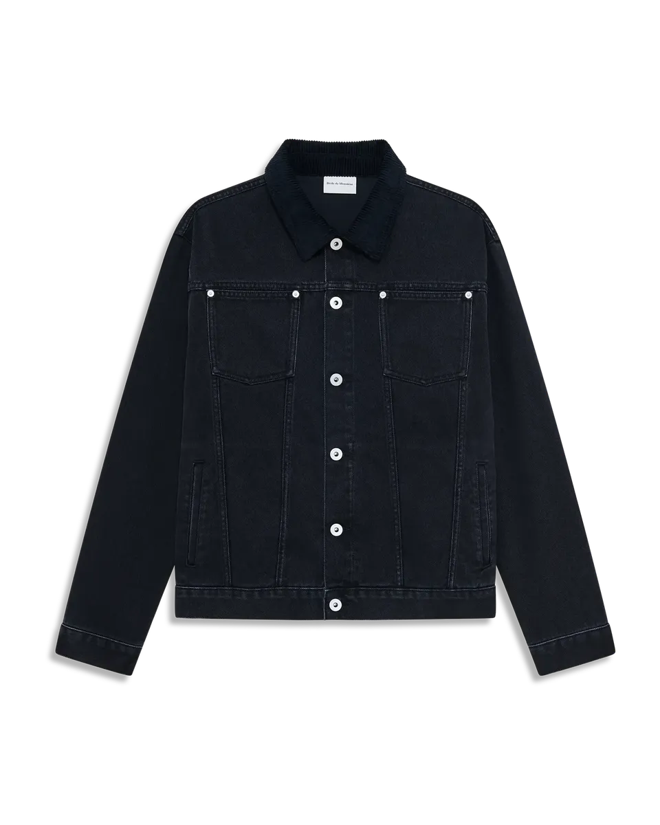Drôle De Monsieur La Veste Jean Jeanjacke schwarz