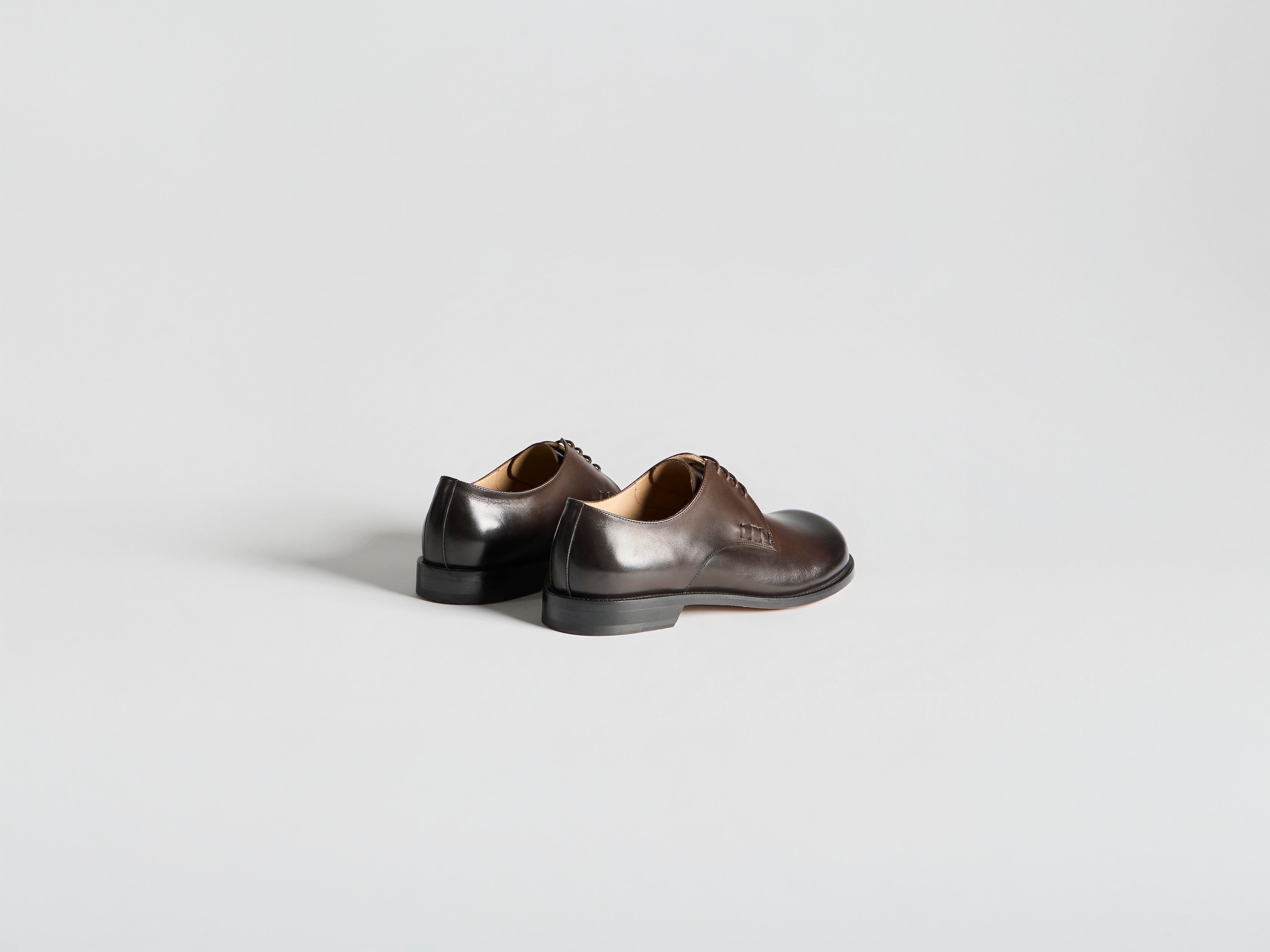 J.W.Anderson Loafer Derby Halbschuh Schokobraun Leder