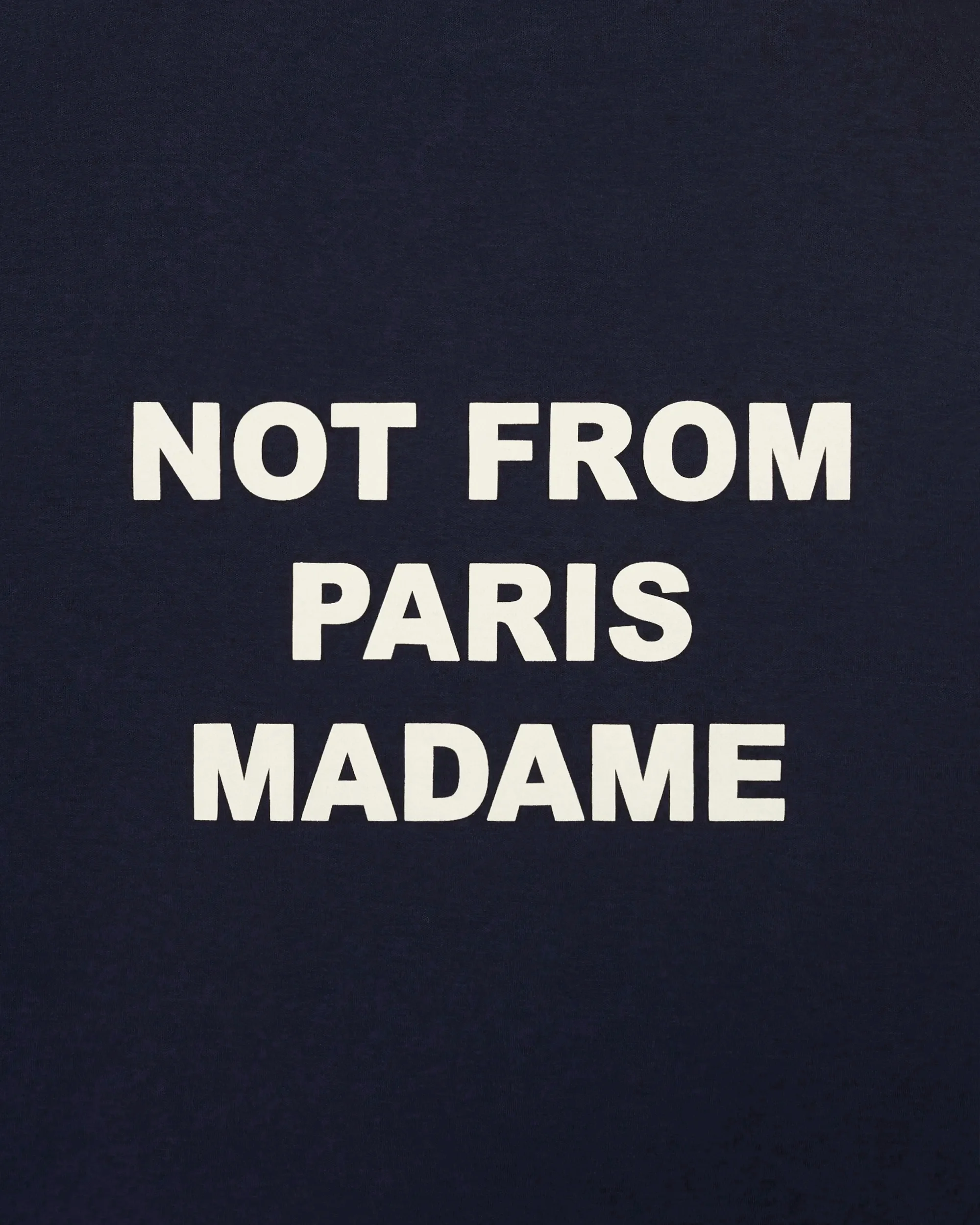 Drôle De Monsieur Le Manches Longues Slogan Longsleeve Navy