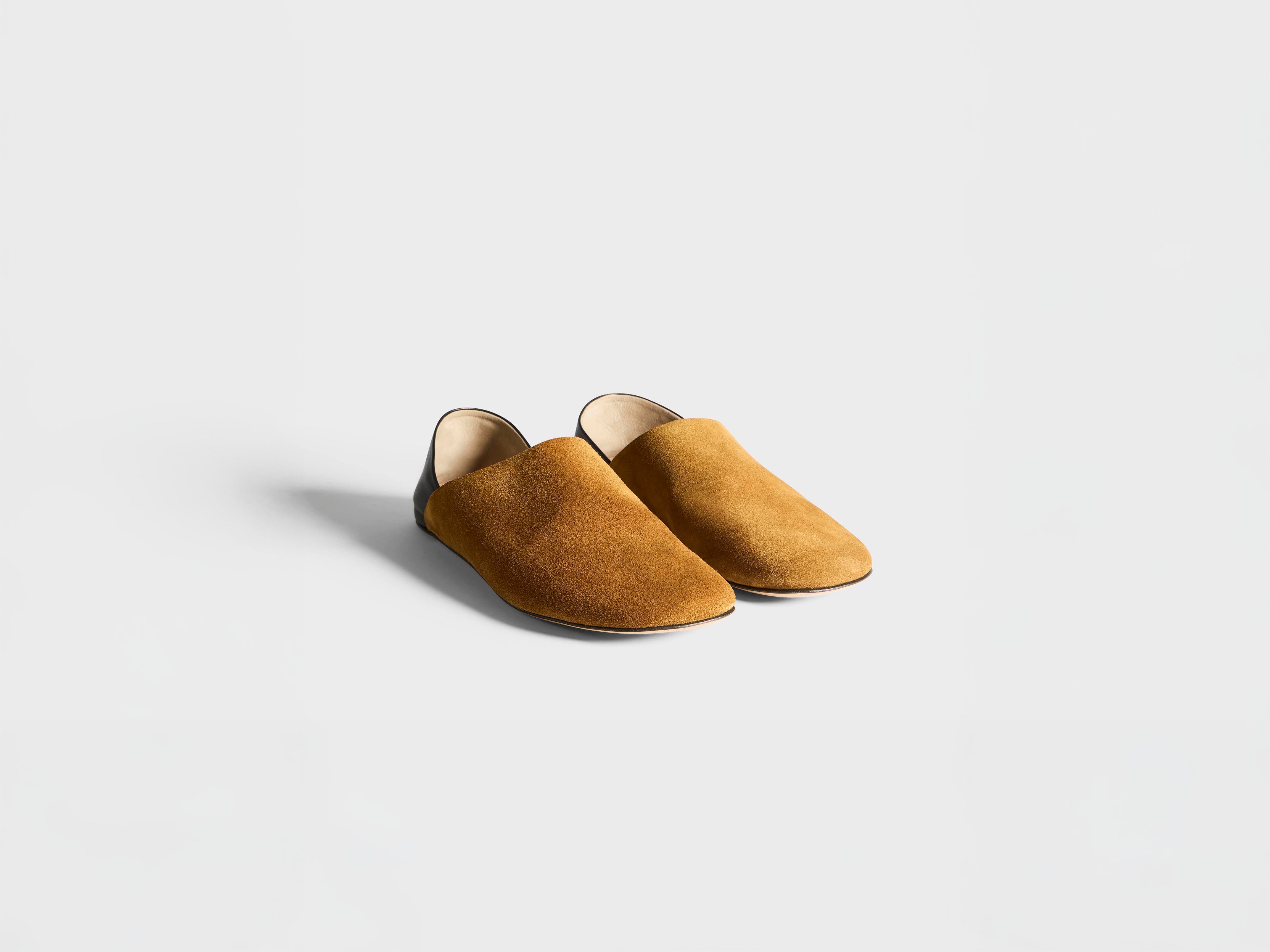J.W.Anderson Slipper Mules Herren Caramel Schwarz Leder