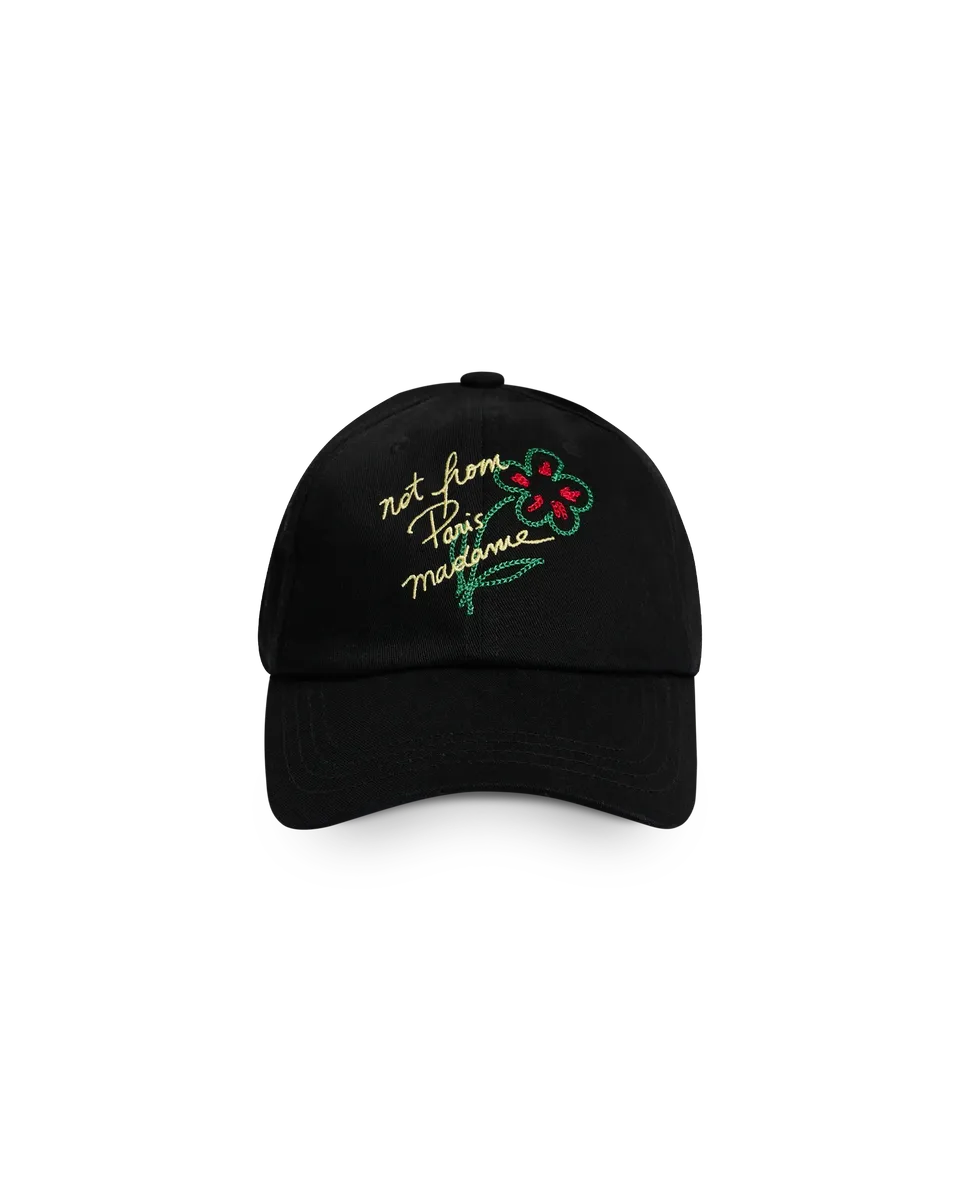 Drôle De Monsieur Slogan Esquisse Cap schwarz Baumwolle