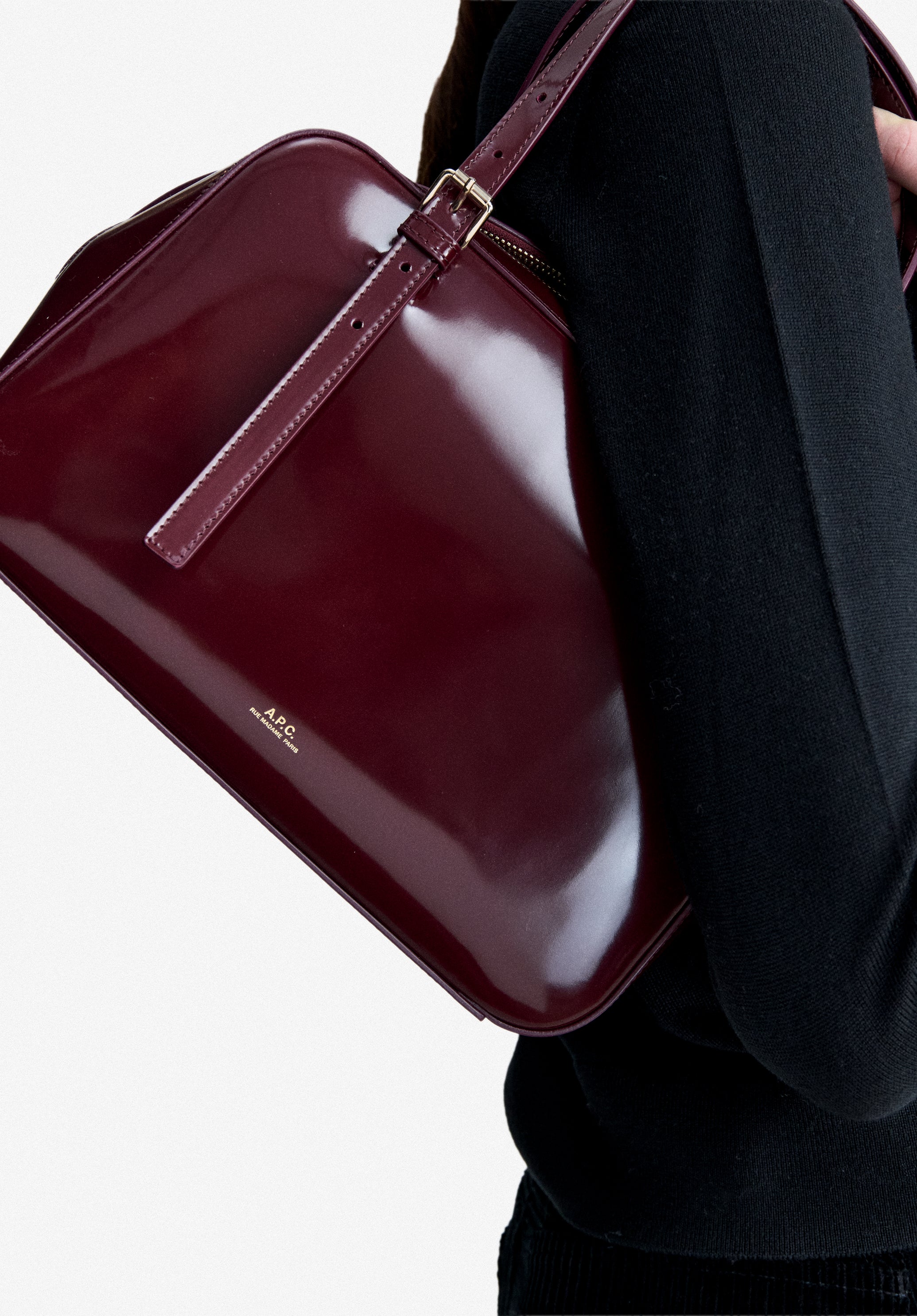 A.P.C. Virginie Box Tasche Schultertasche Logo