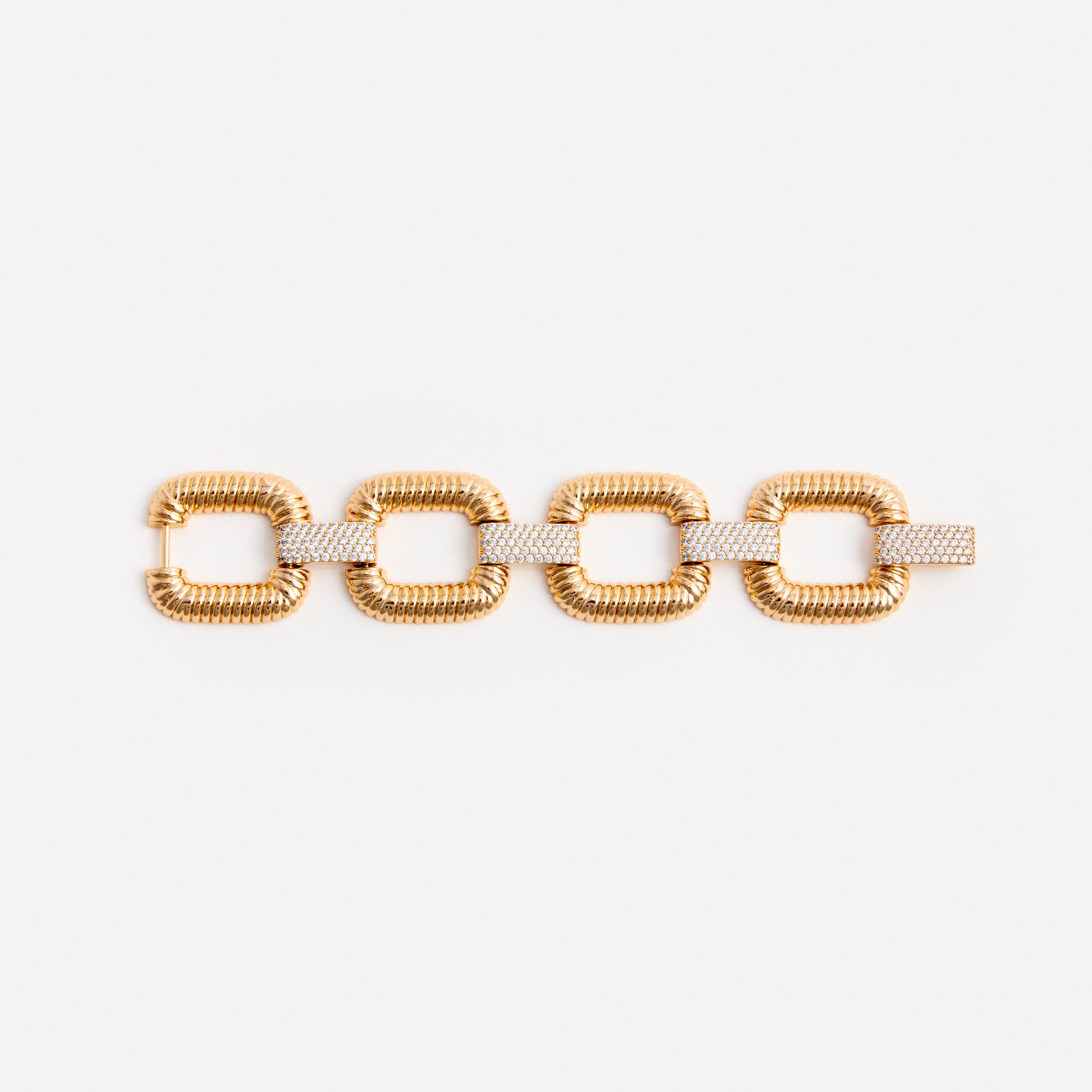 Self Portrait Jewellery Gold Knocker Armband One Size Gold