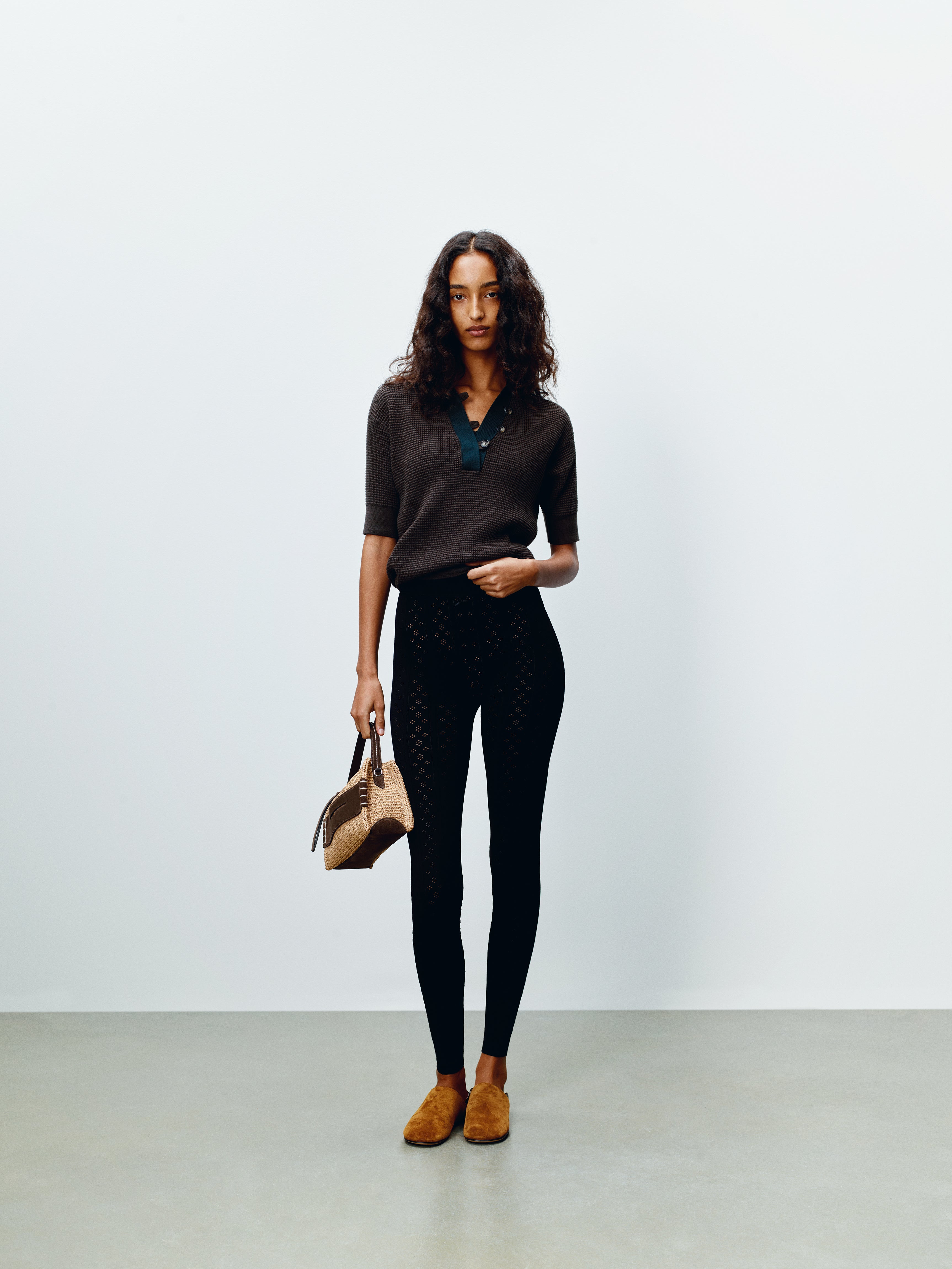 J.W.Anderson Knitwear CL Knitted Polo Top Stricktop KW1569