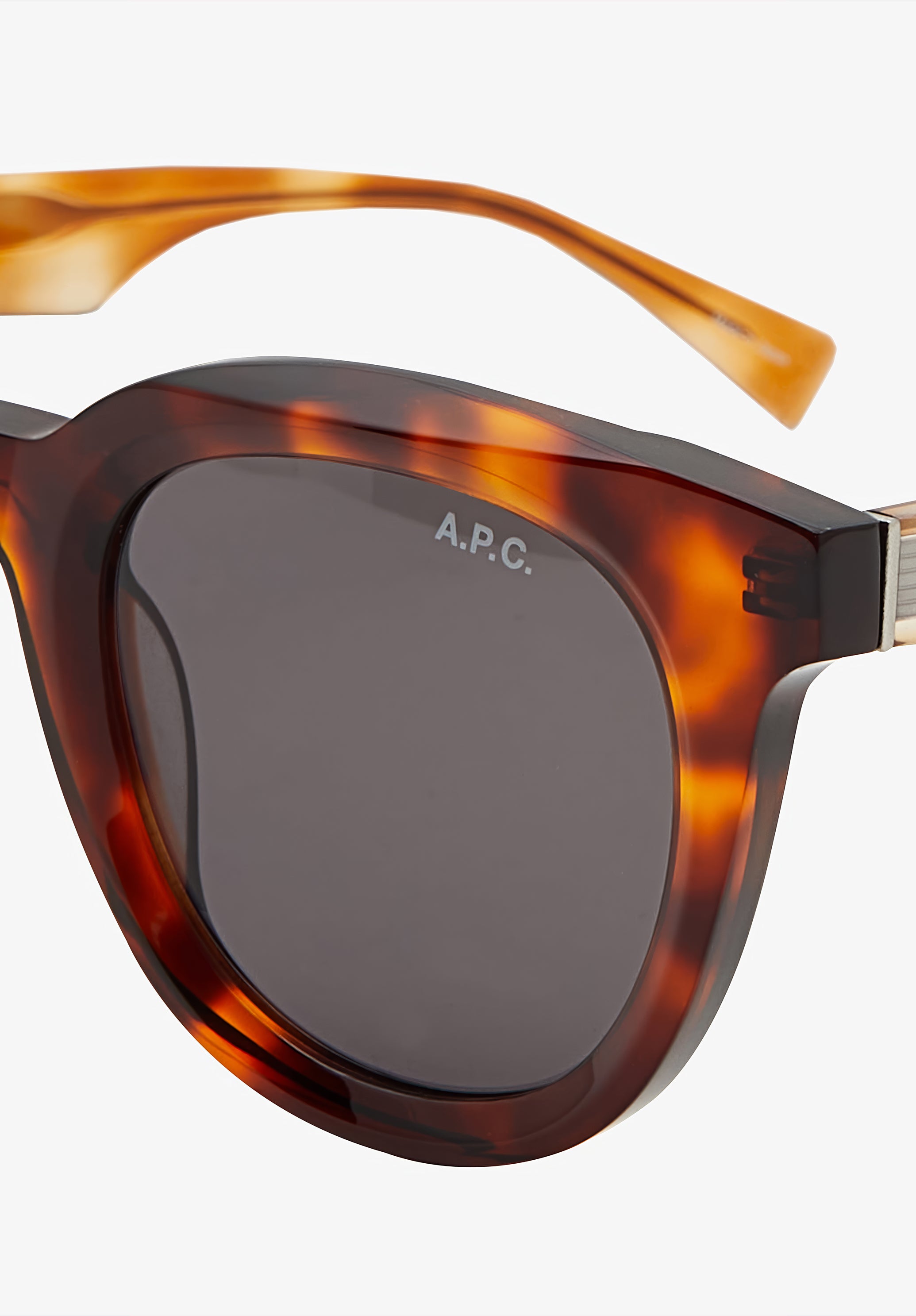 A.P.C. Sonnenbrille Lou schwarz Rauchglas TU