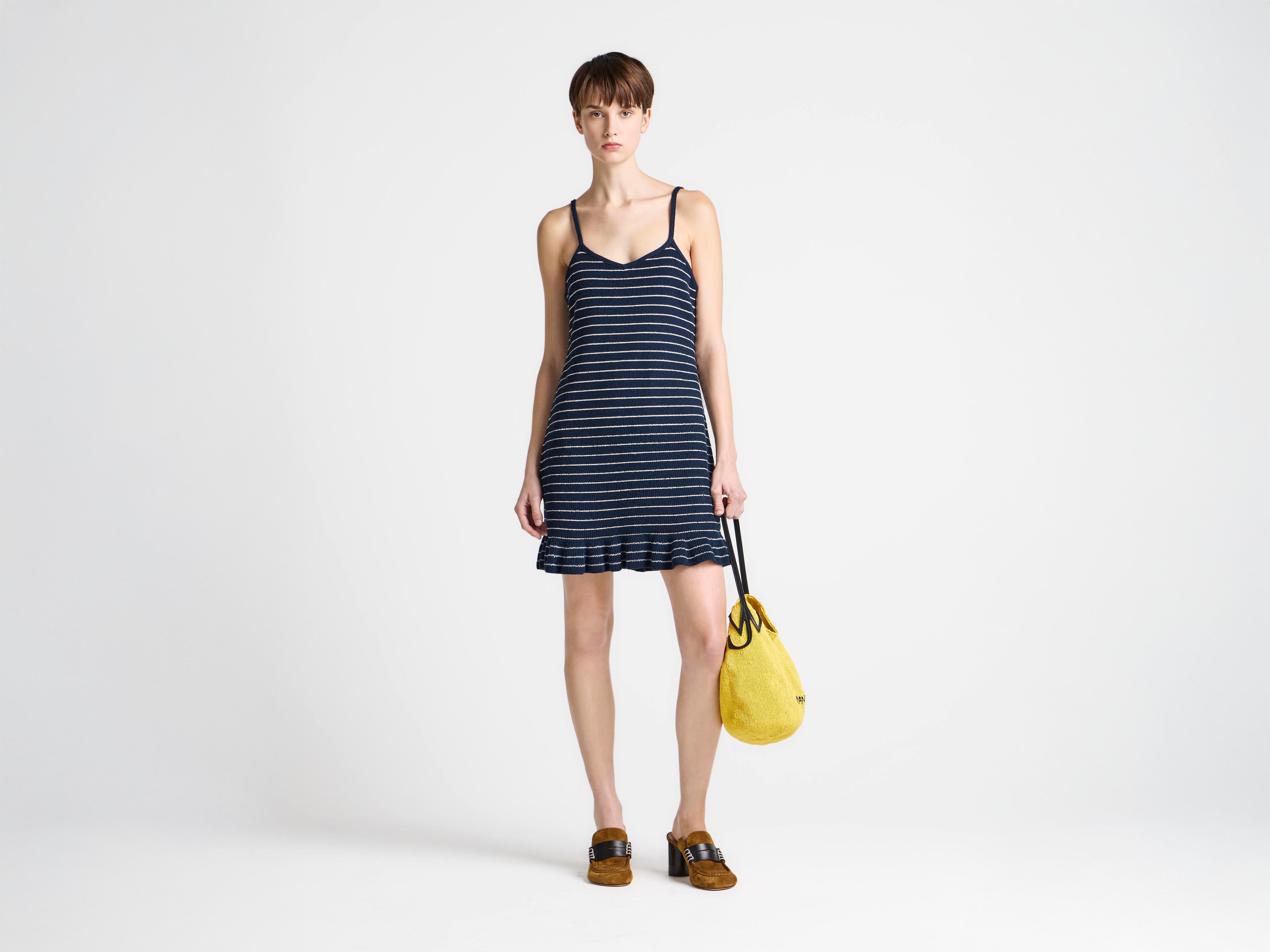 J.W.Anderson Dresses Minikleid Damen Dark Navy Streifen