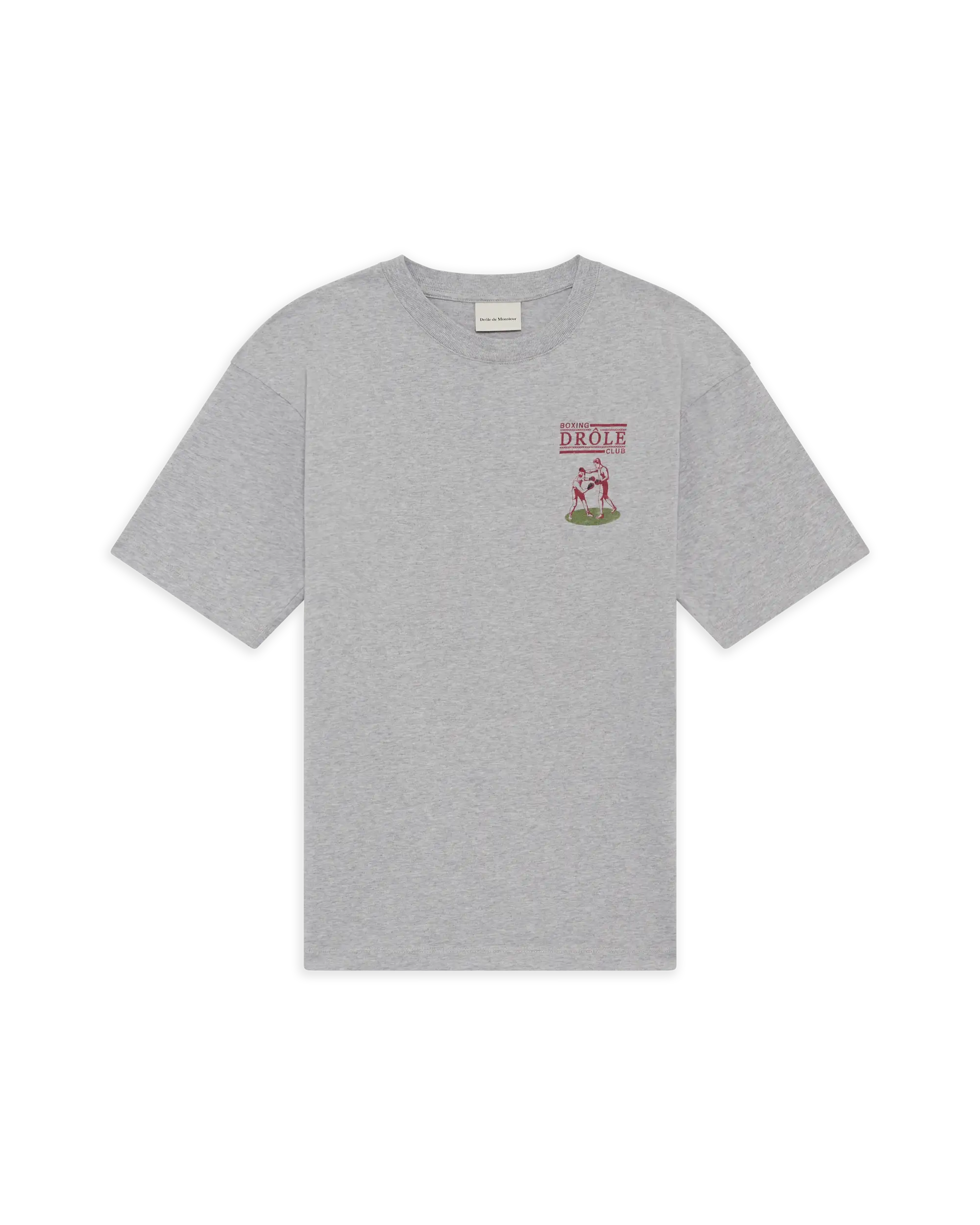 Drôle De Monsieur Drôle Boxers T-Shirt grau Baumwolle