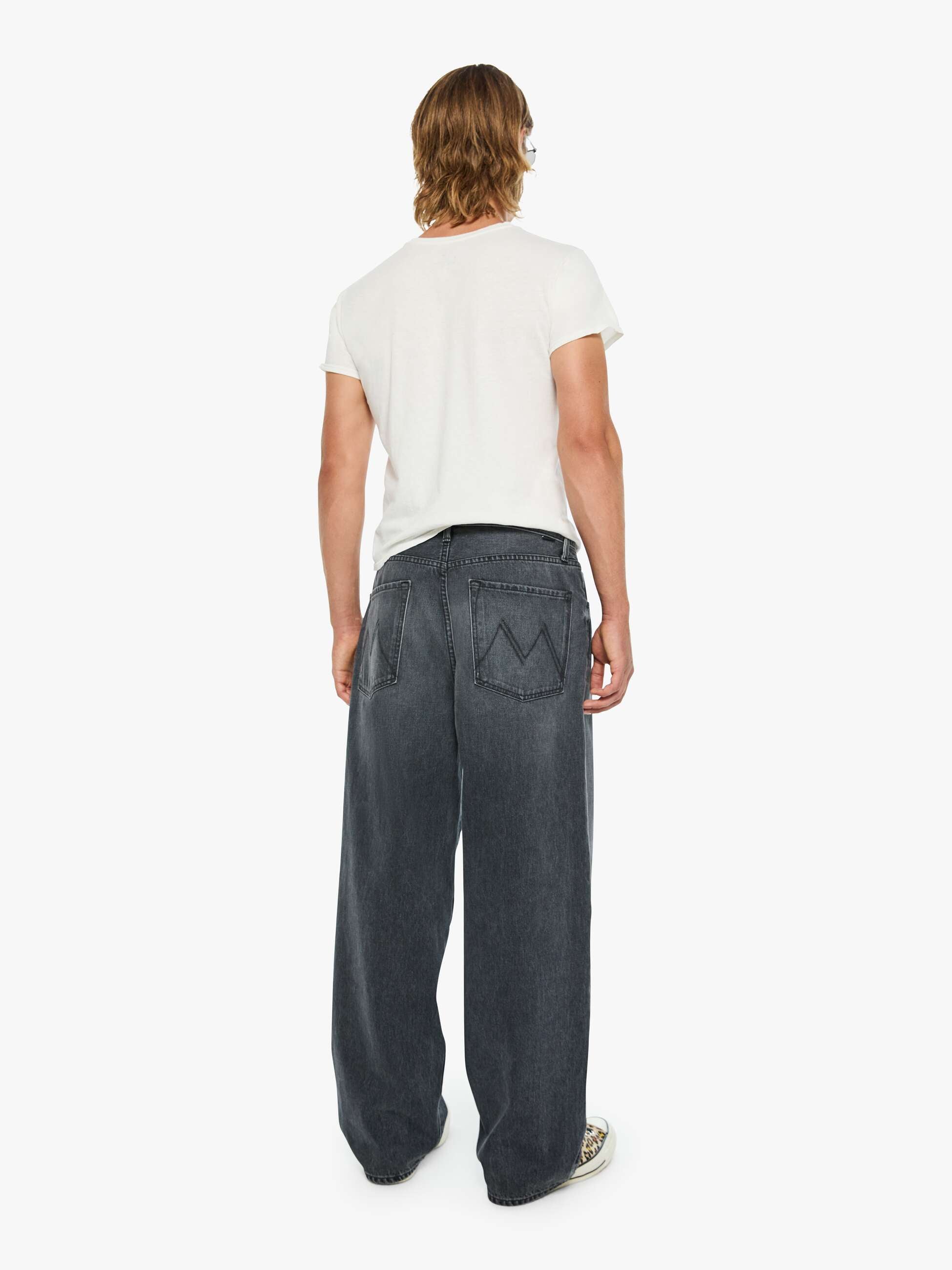 Mother Menace Dead To Rights Jeans Herren Grau Straight