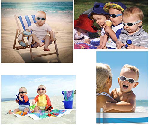 Dooky Baby Banz Sonnenbrille 0-2 Jahre Light Grey Crowns