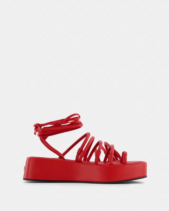 Nodaleto Bulla Gaia Sandalen Midnight Nappa Plateau