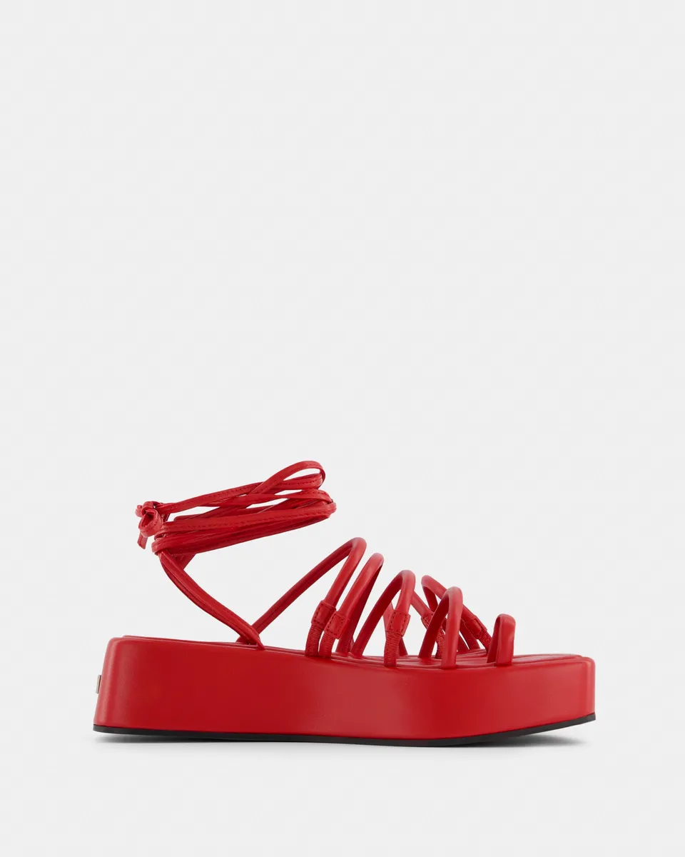 Nodaleto Bulla Gaia Sandalen Midnight Nappa Plateau