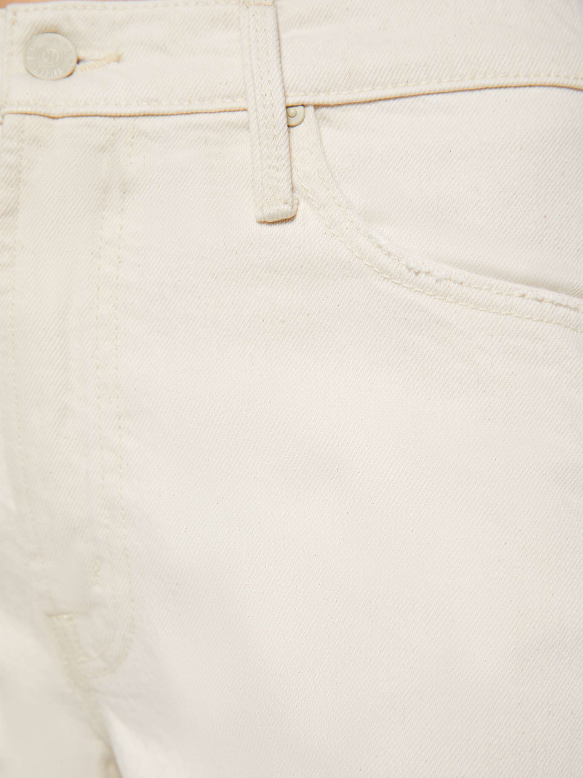 Mother The Dodger Skimp Natural Selection Jeans Weiß Relaxed