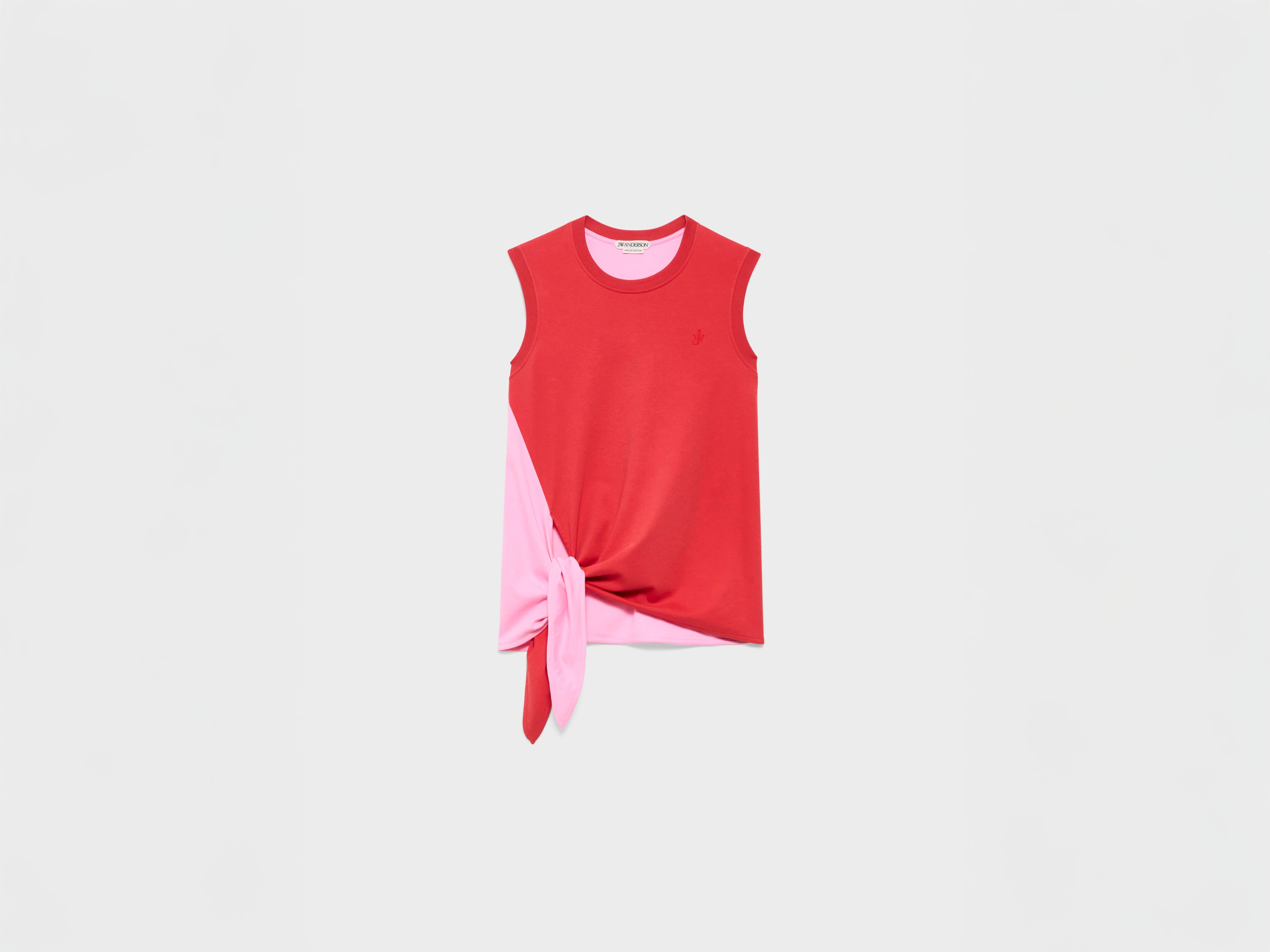J.W.Anderson Hem Knot Tank Top Damen Rot Bubblegum Jersey