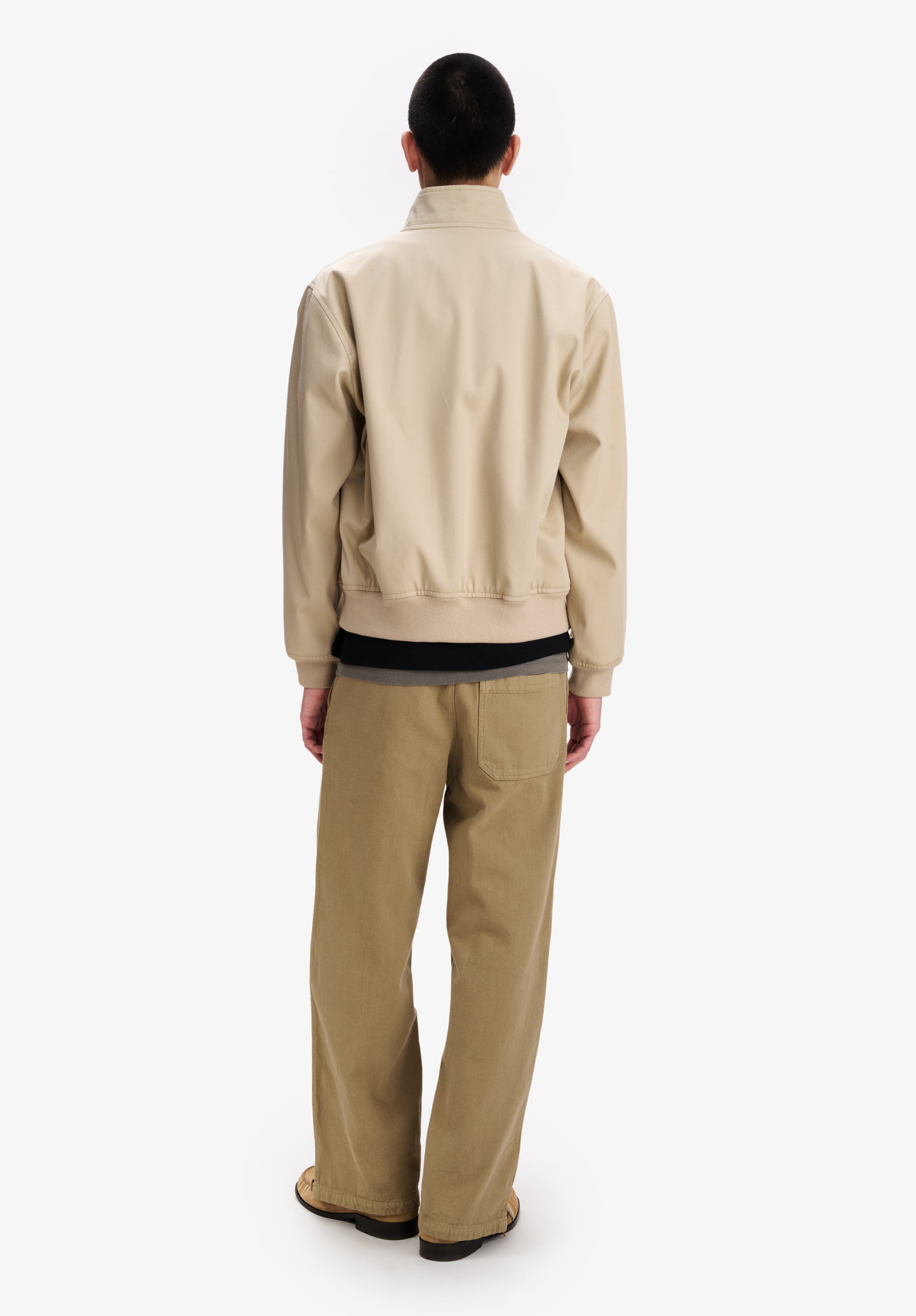 A.P.C. Workwear-Hose Dunkelbeige Baumwolle M
