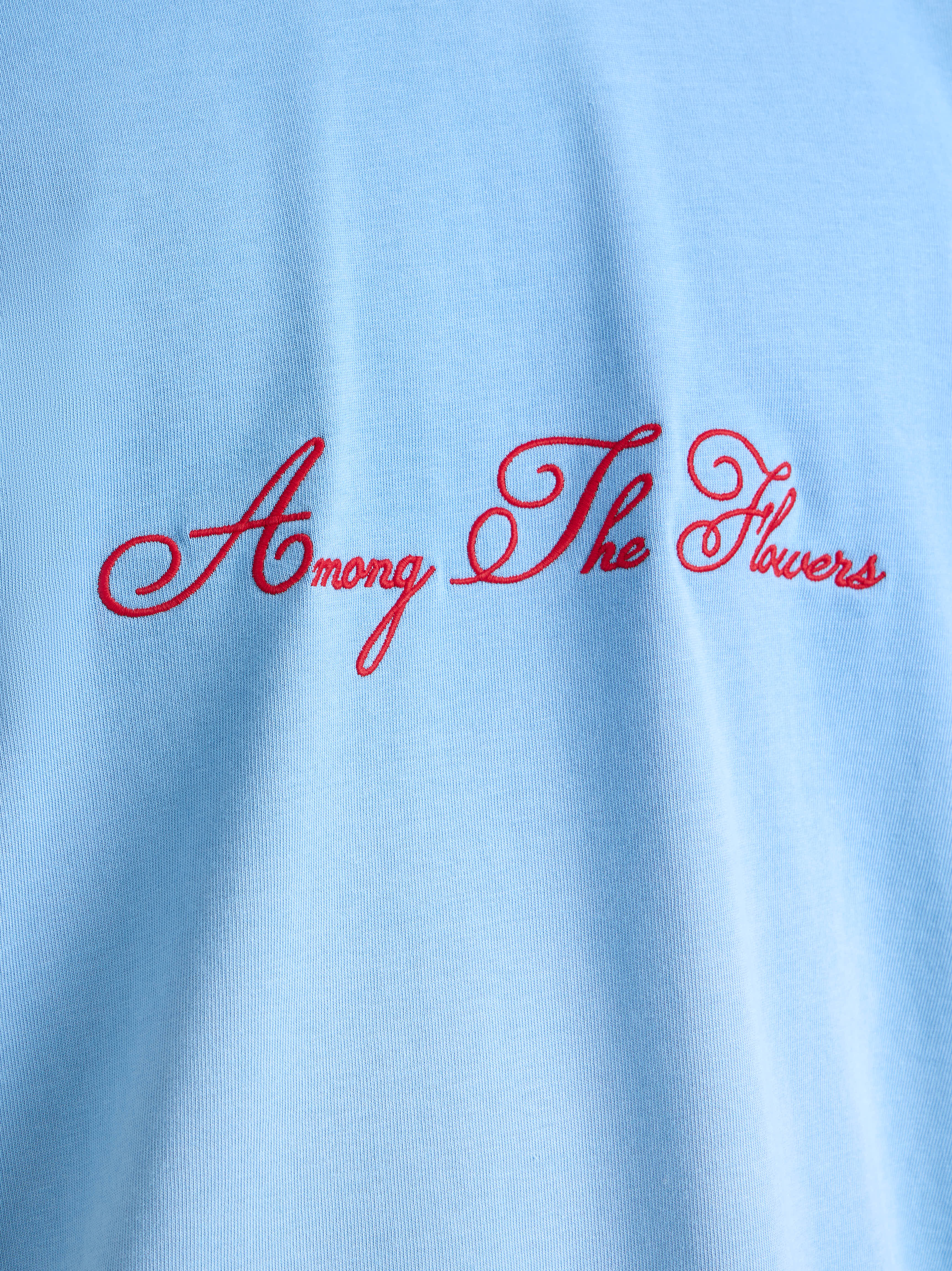 J.W.Anderson Among Flowers T-Shirt Hellblau Herren